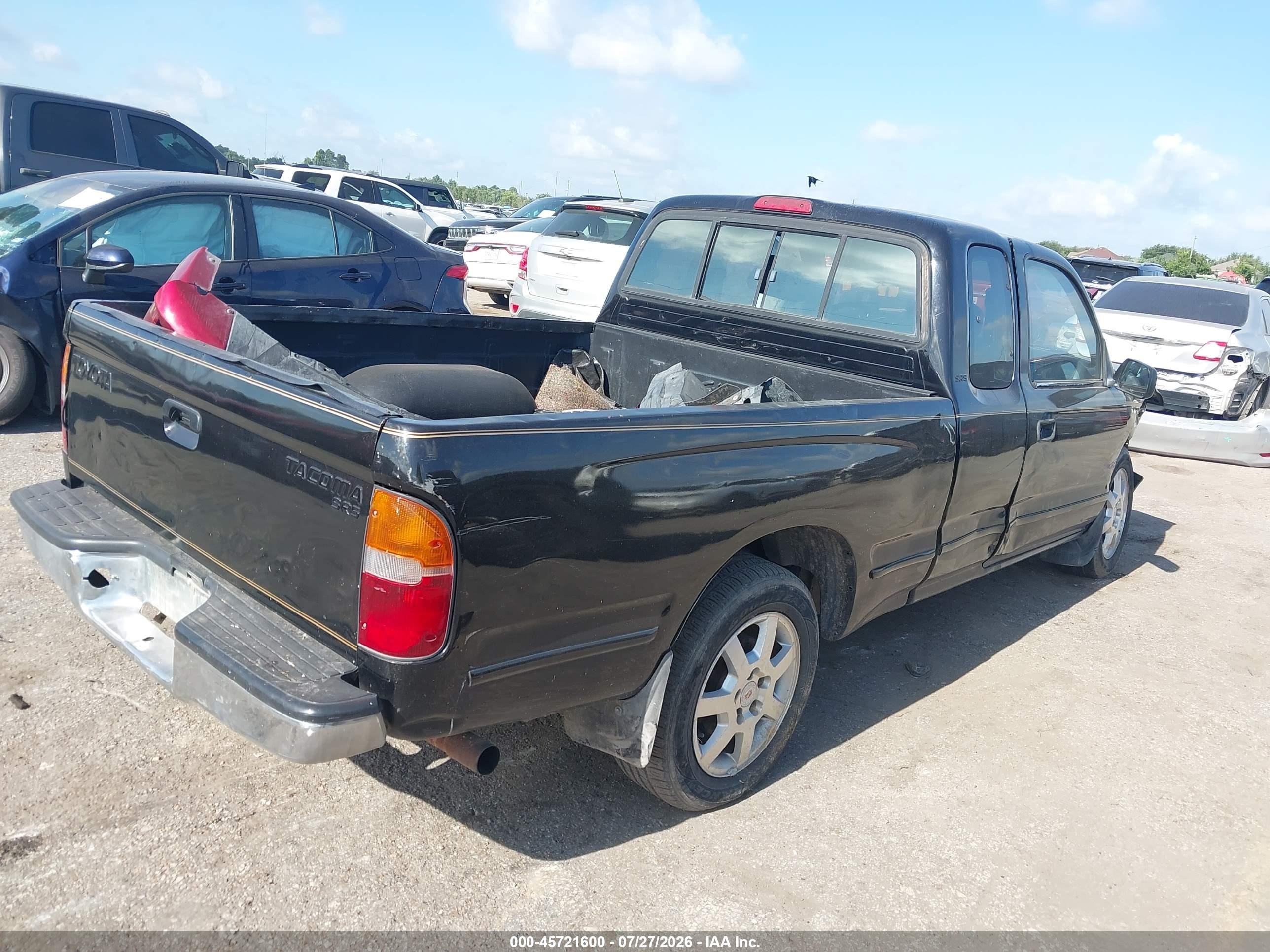 1998 Toyota Tacoma   Черный vin: 4TAVL52N8WZ029913
