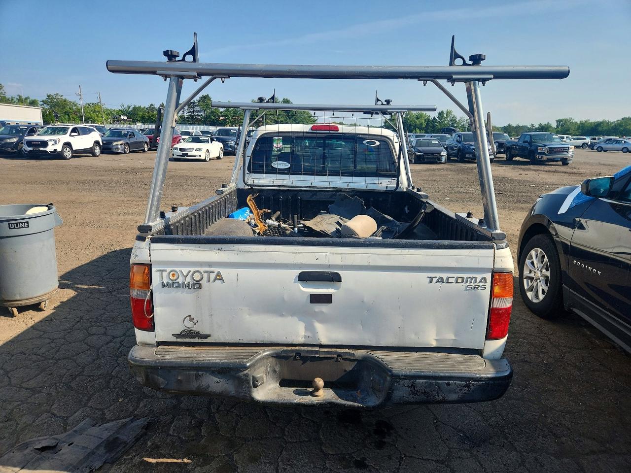 1999 Toyota Tacoma Xtracab White vin: 4TAVL52N8XZ445476