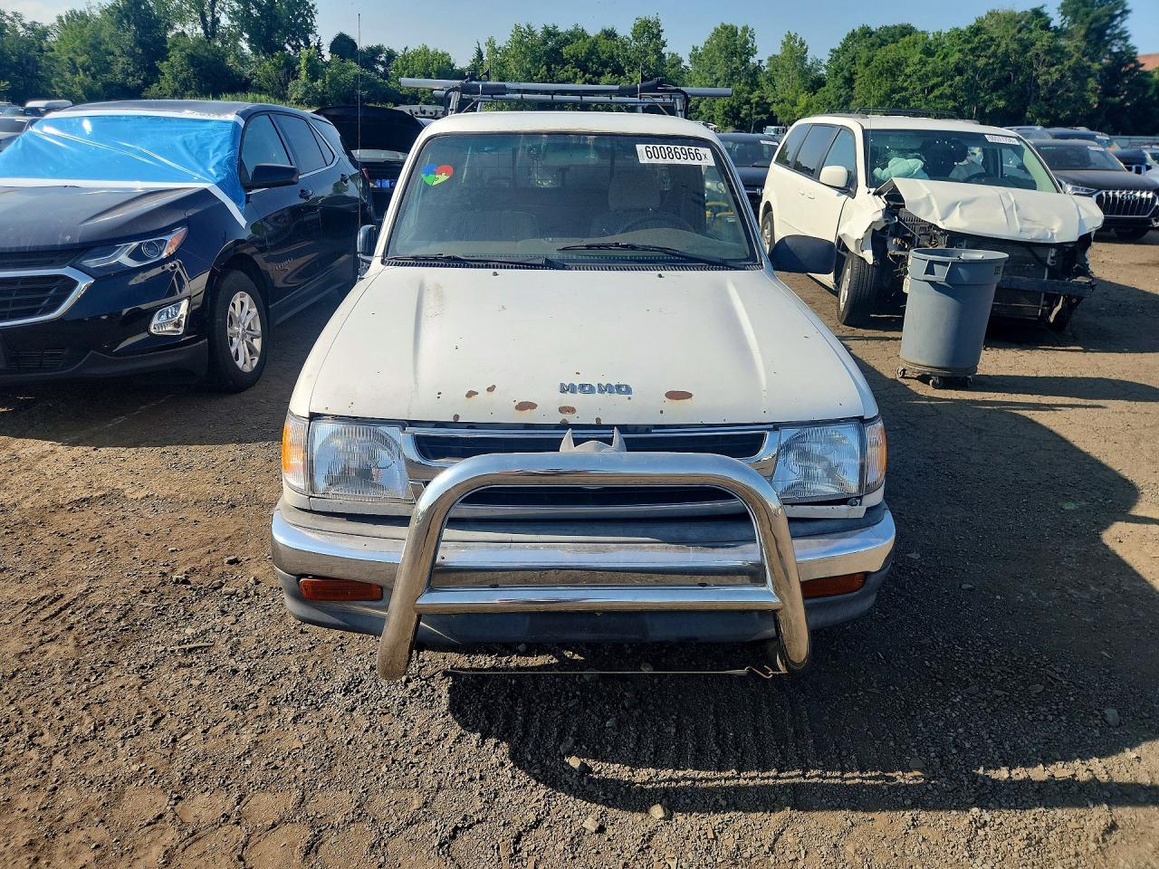 1999 Toyota Tacoma Xtracab White vin: 4TAVL52N8XZ445476