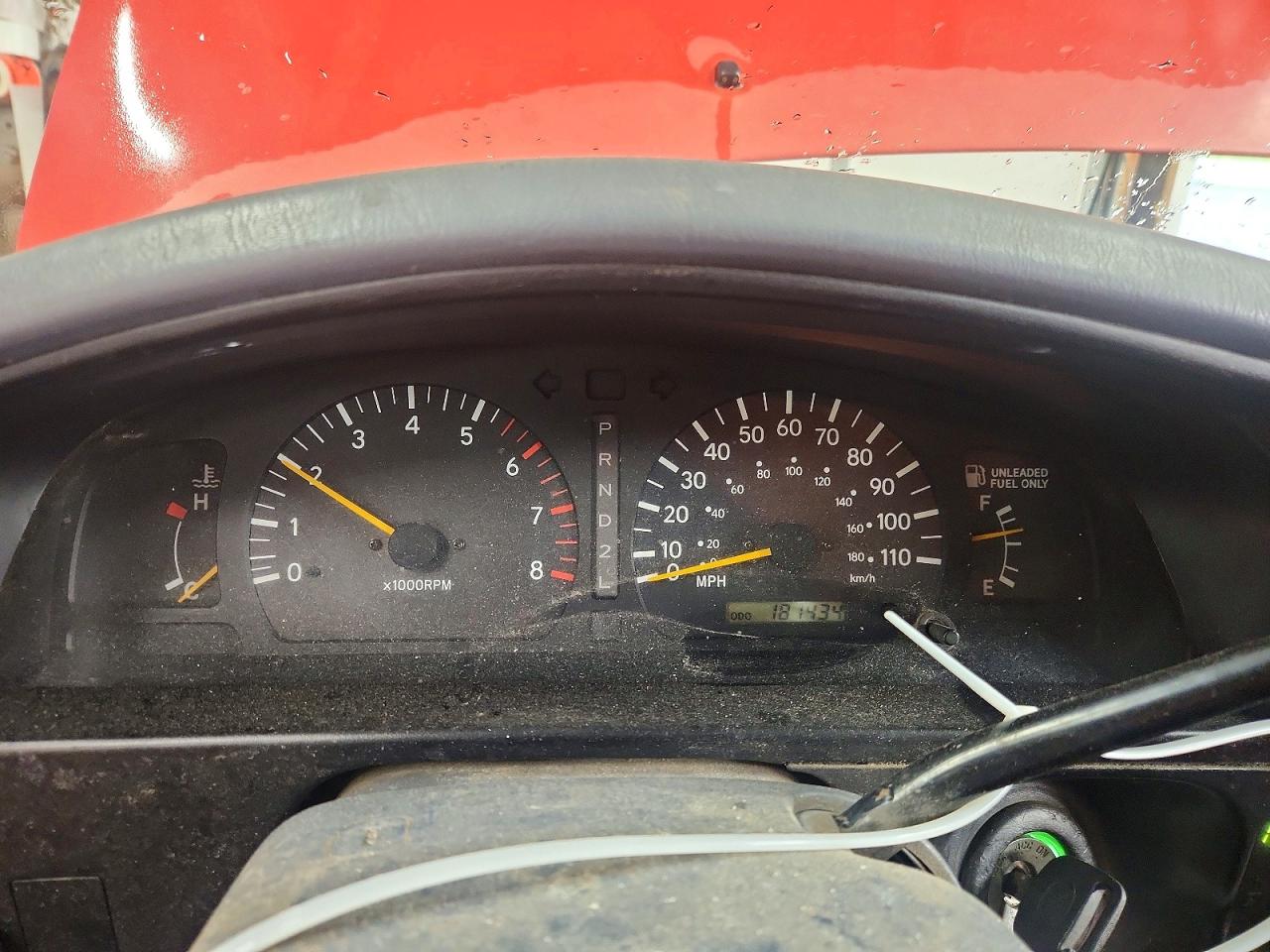 1999 Toyota Tacoma Xtracab Red vin: 4TAVL52N8XZ510701