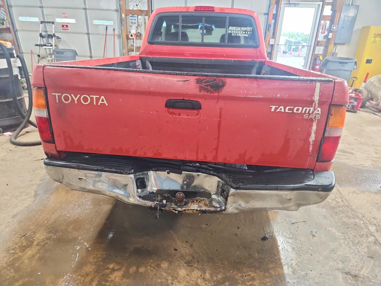 1999 Toyota Tacoma Xtracab Red vin: 4TAVL52N8XZ510701