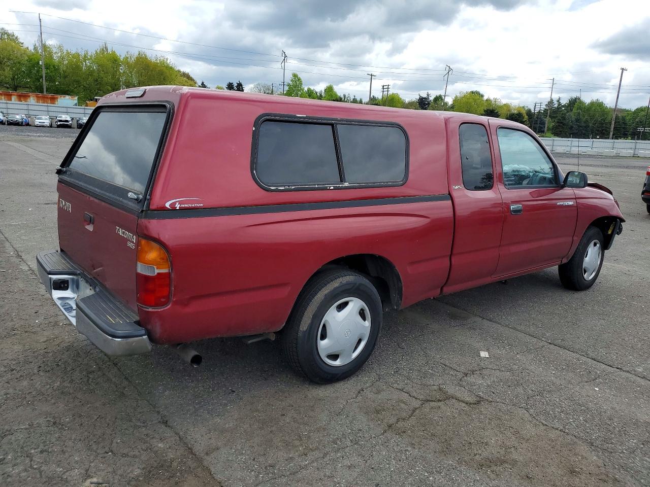 1999 Toyota Tacoma Xtracab Бордовый vin: 4TAVL52N8XZ549501