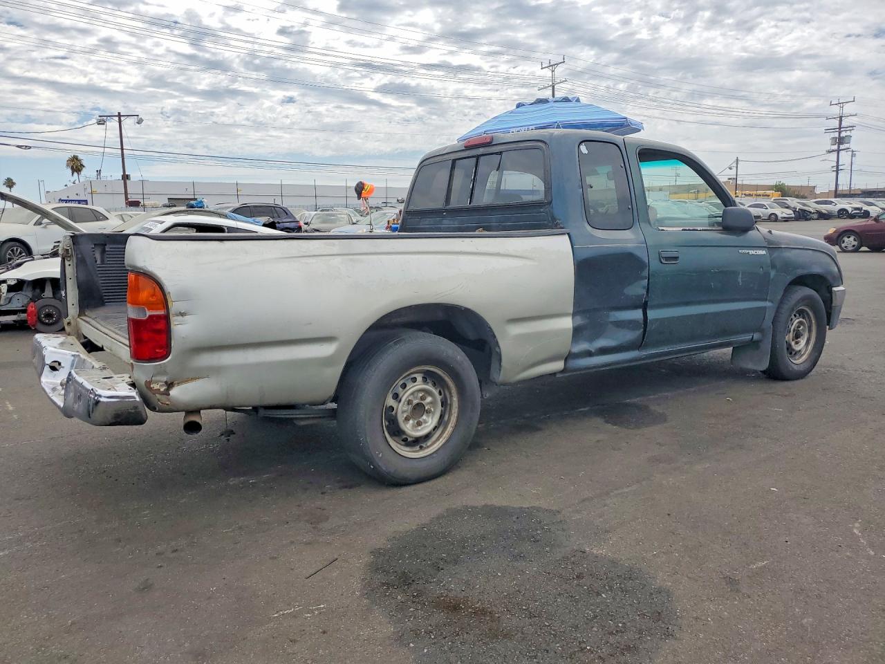 1996 Toyota Tacoma Xtracab Green vin: 4TAVL52N9TZ122032