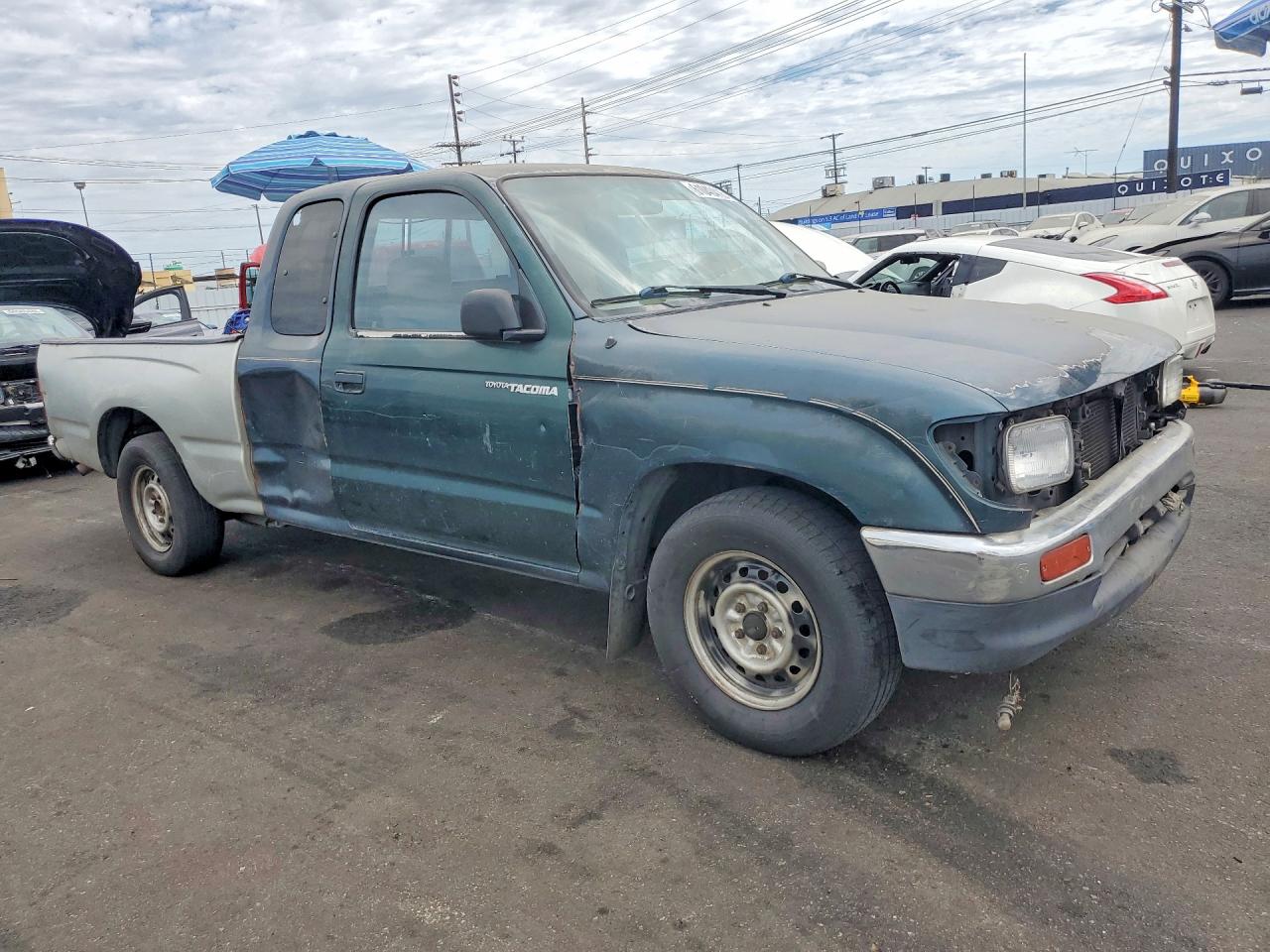 1996 Toyota Tacoma Xtracab Green vin: 4TAVL52N9TZ122032