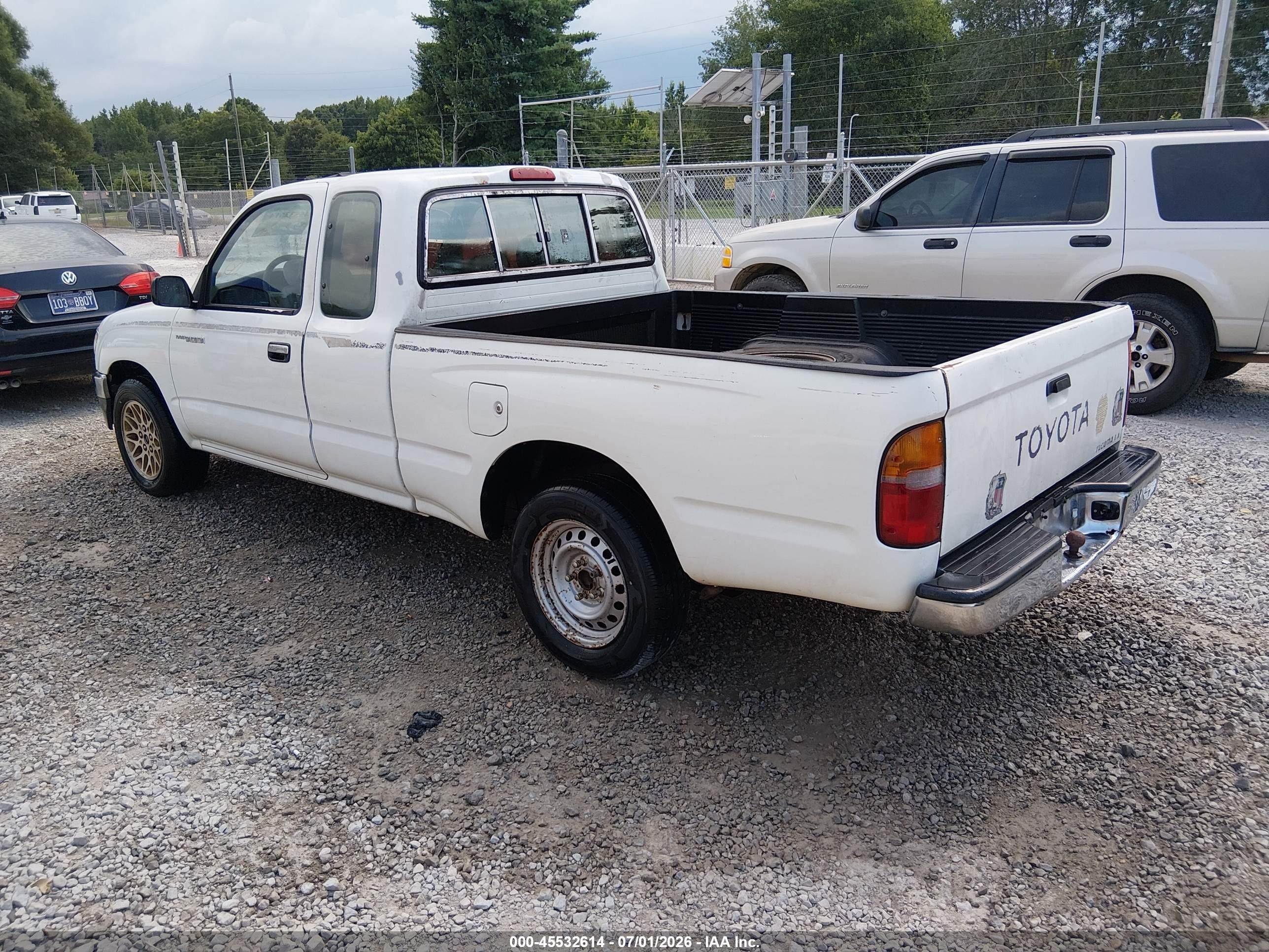 1996 Toyota Tacoma Xtracab White vin: 4TAVL52N9TZ168282