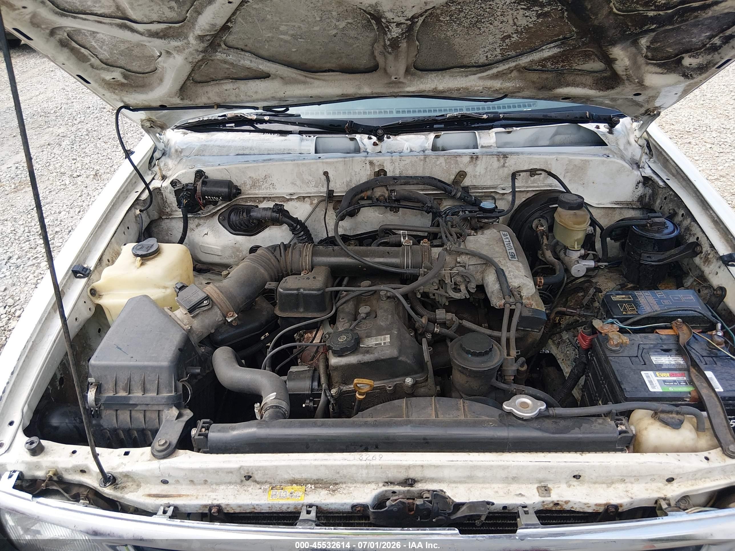 1996 Toyota Tacoma Xtracab White vin: 4TAVL52N9TZ168282