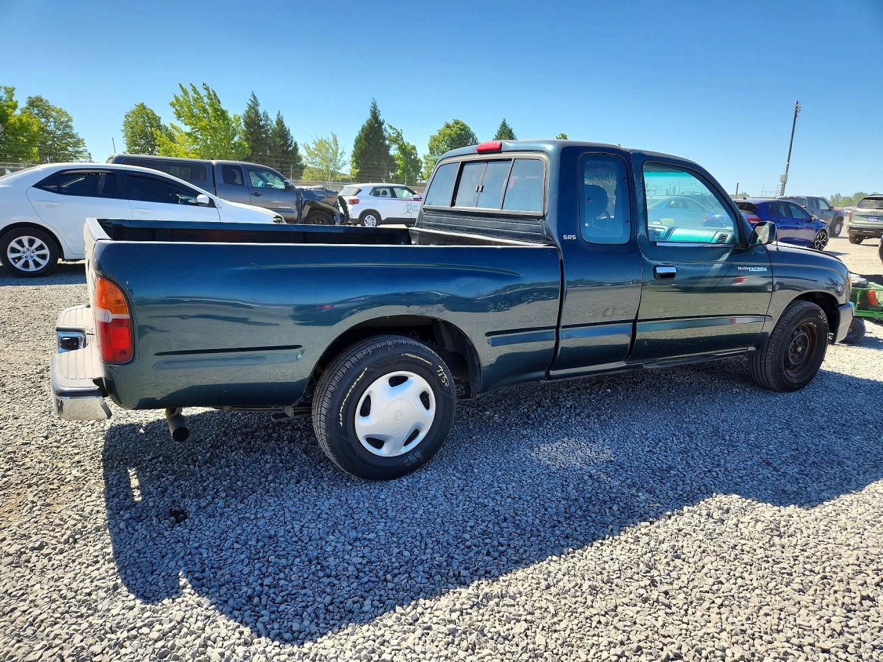 1998 Toyota Tacoma Xtracab Green vin: 4TAVL52N9WZ086332