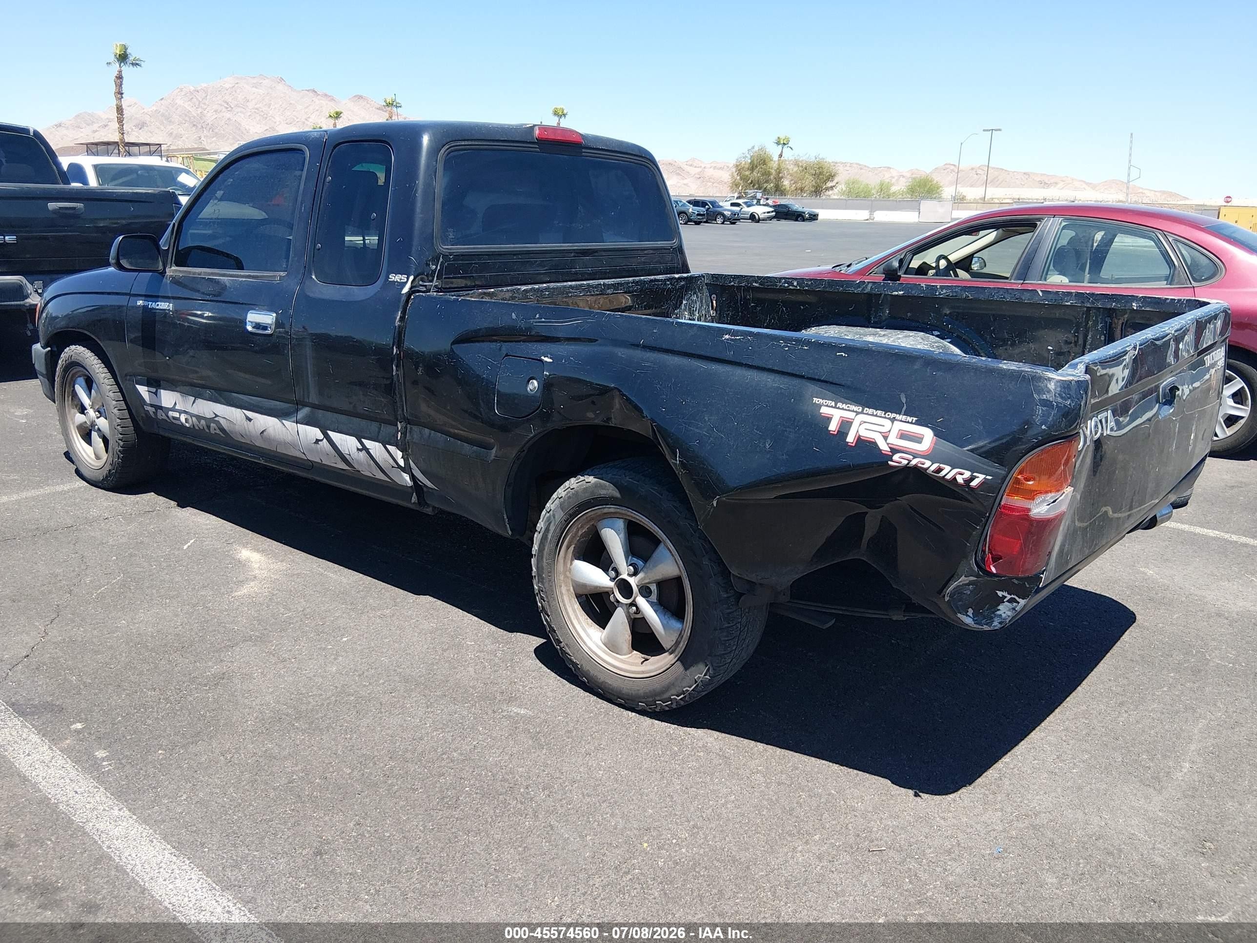 2000 Toyota Tacoma   Черный vin: 4TAVL52N9YZ579298