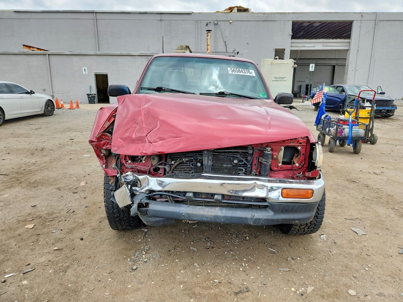 1996 Toyota Tacoma Xtracab Red vin: 4TAVL52NXTZ086240