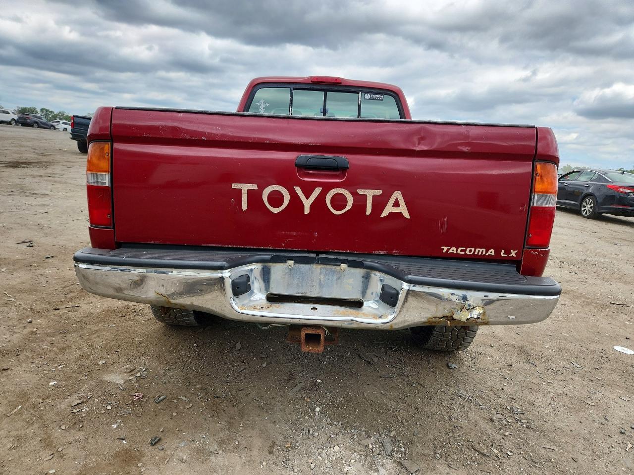 1996 Toyota Tacoma Xtracab Red vin: 4TAVL52NXTZ086240