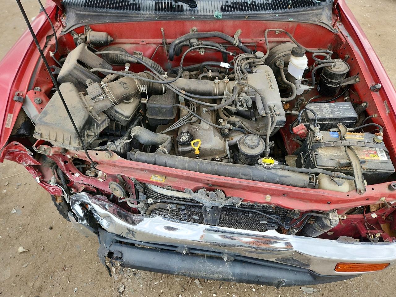 1996 Toyota Tacoma Xtracab Red vin: 4TAVL52NXTZ086240