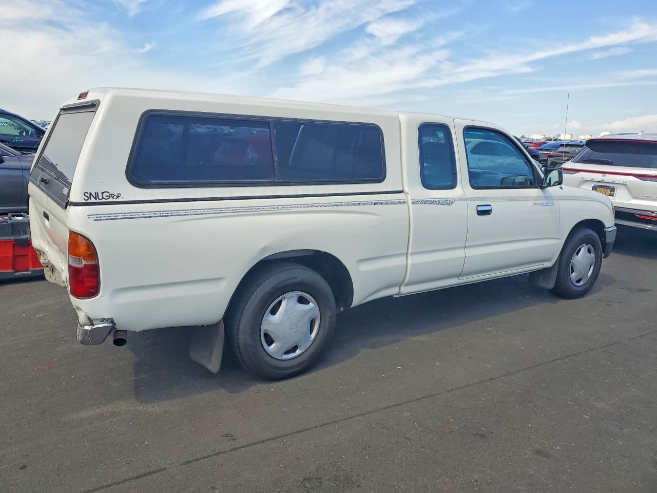 1996 Toyota Tacoma Xtracab White vin: 4TAVL52NXTZ091261