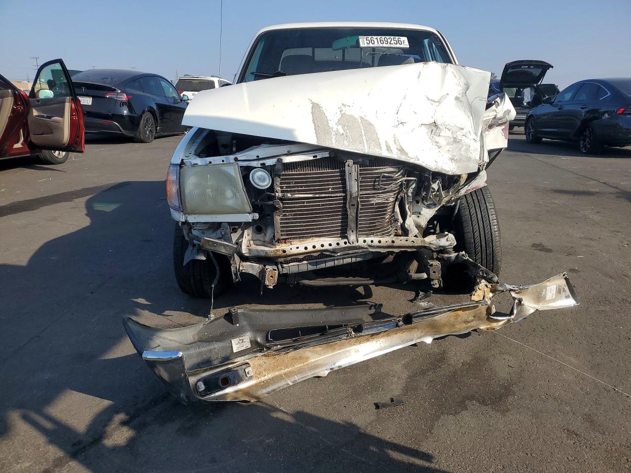 1997 Toyota Tacoma Xtracab White vin: 4TAVL52NXVZ320315