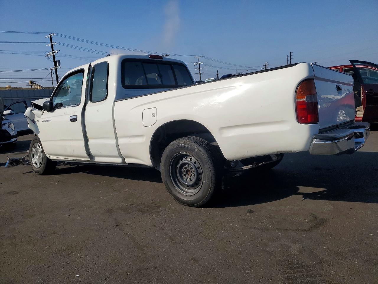 1997 Toyota Tacoma Xtracab White vin: 4TAVL52NXVZ320315