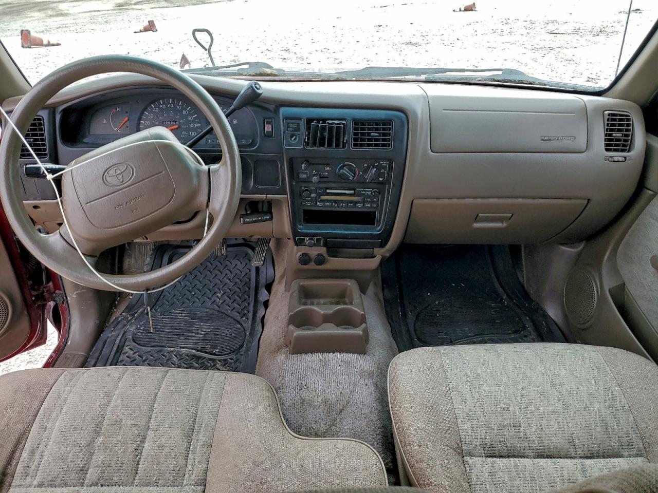 1999 Toyota Tacoma Red vin: 4TAVL52NXXZ524034