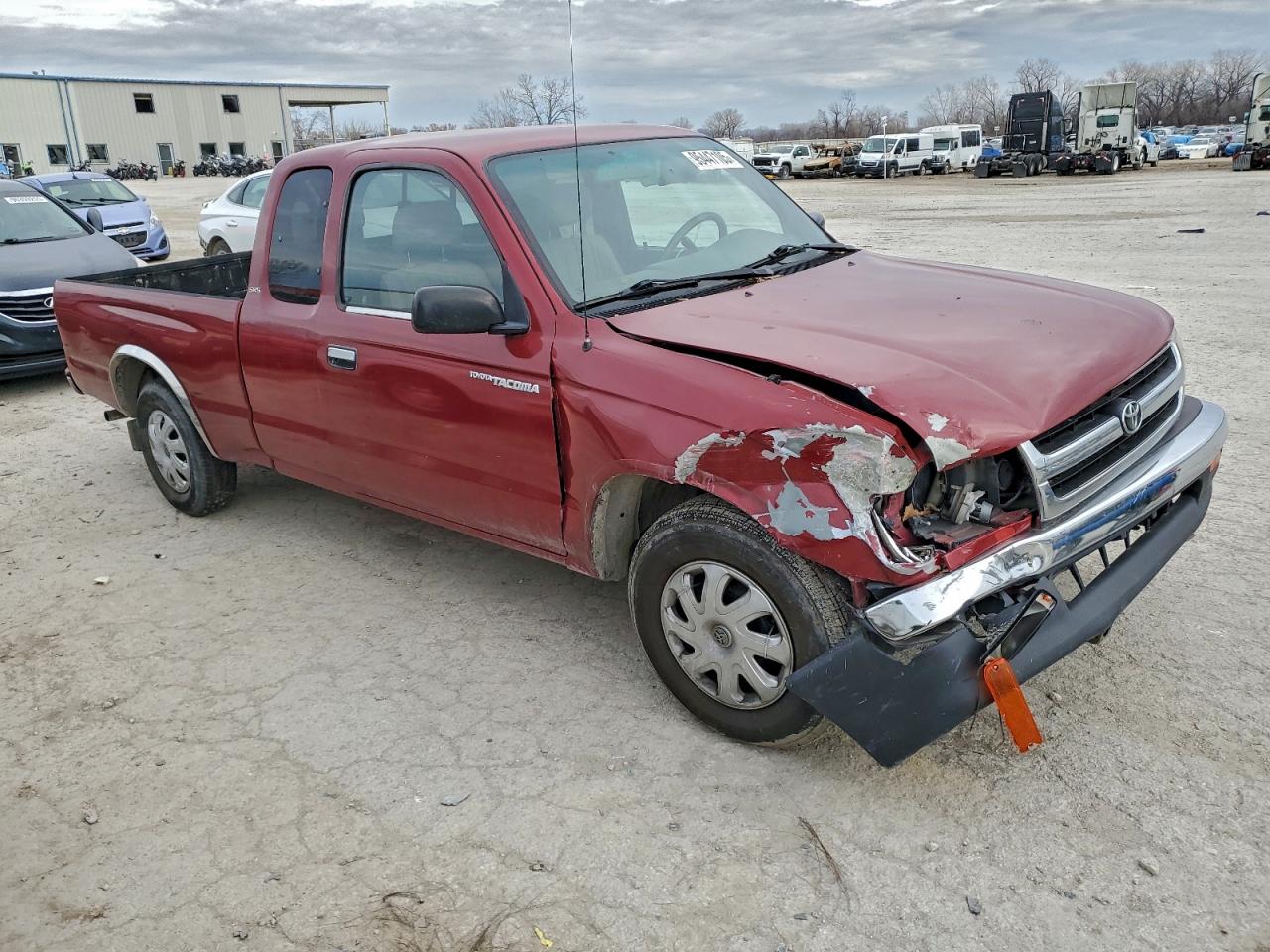 1999 Toyota Tacoma Red vin: 4TAVL52NXXZ524034