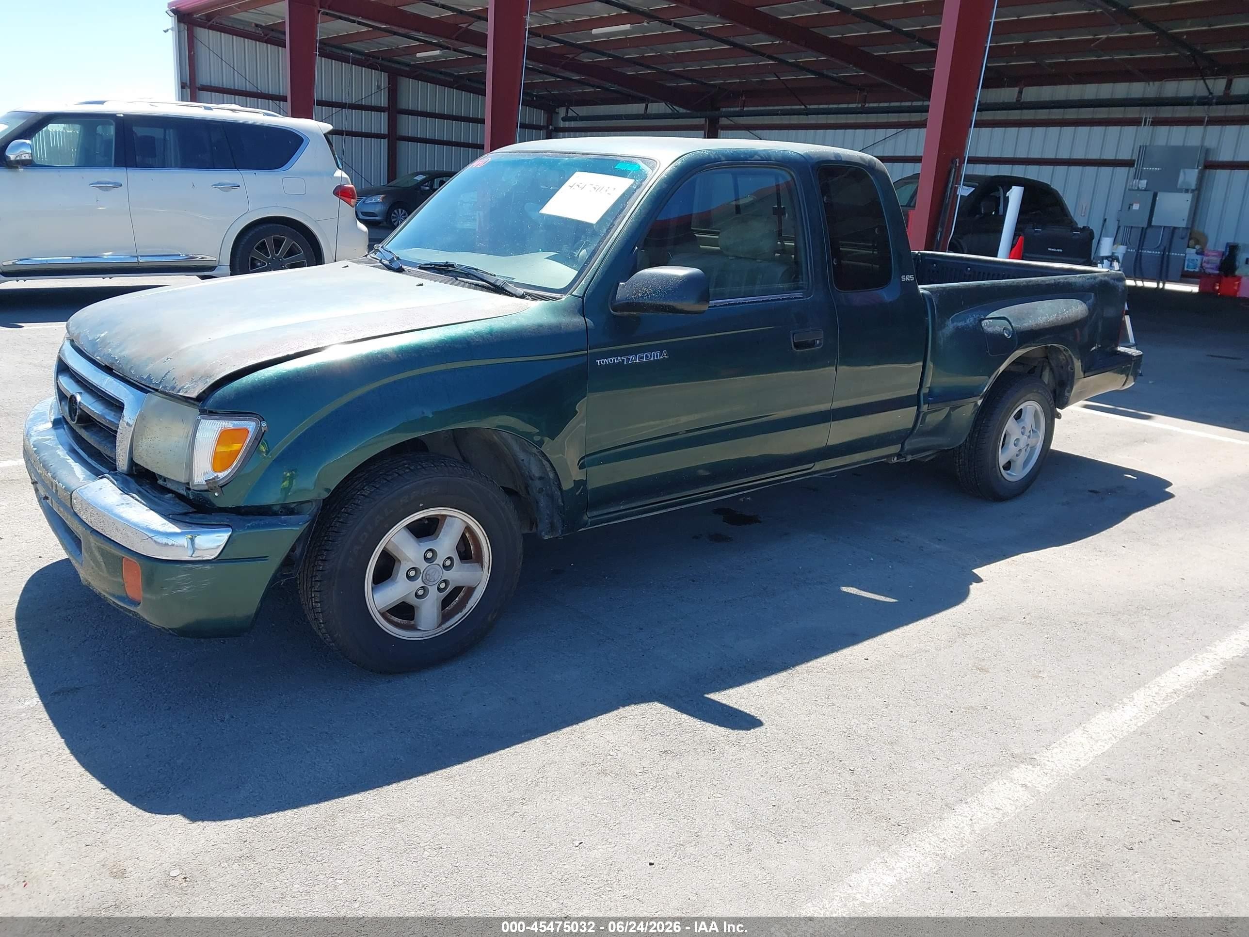 2000 Toyota Tacoma   Green vin: 4TAVL52NXYZ625754