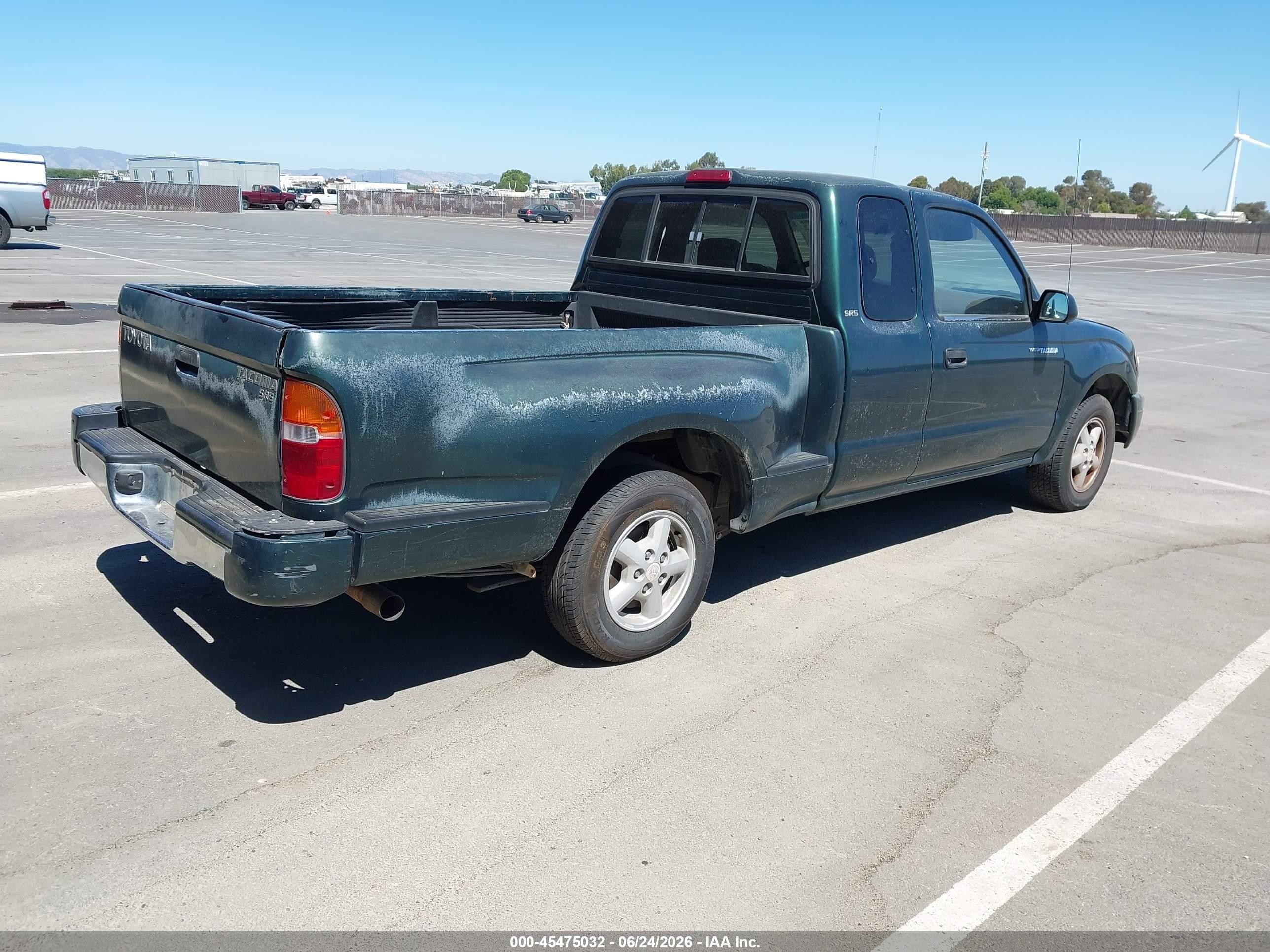 2000 Toyota Tacoma   Green vin: 4TAVL52NXYZ625754