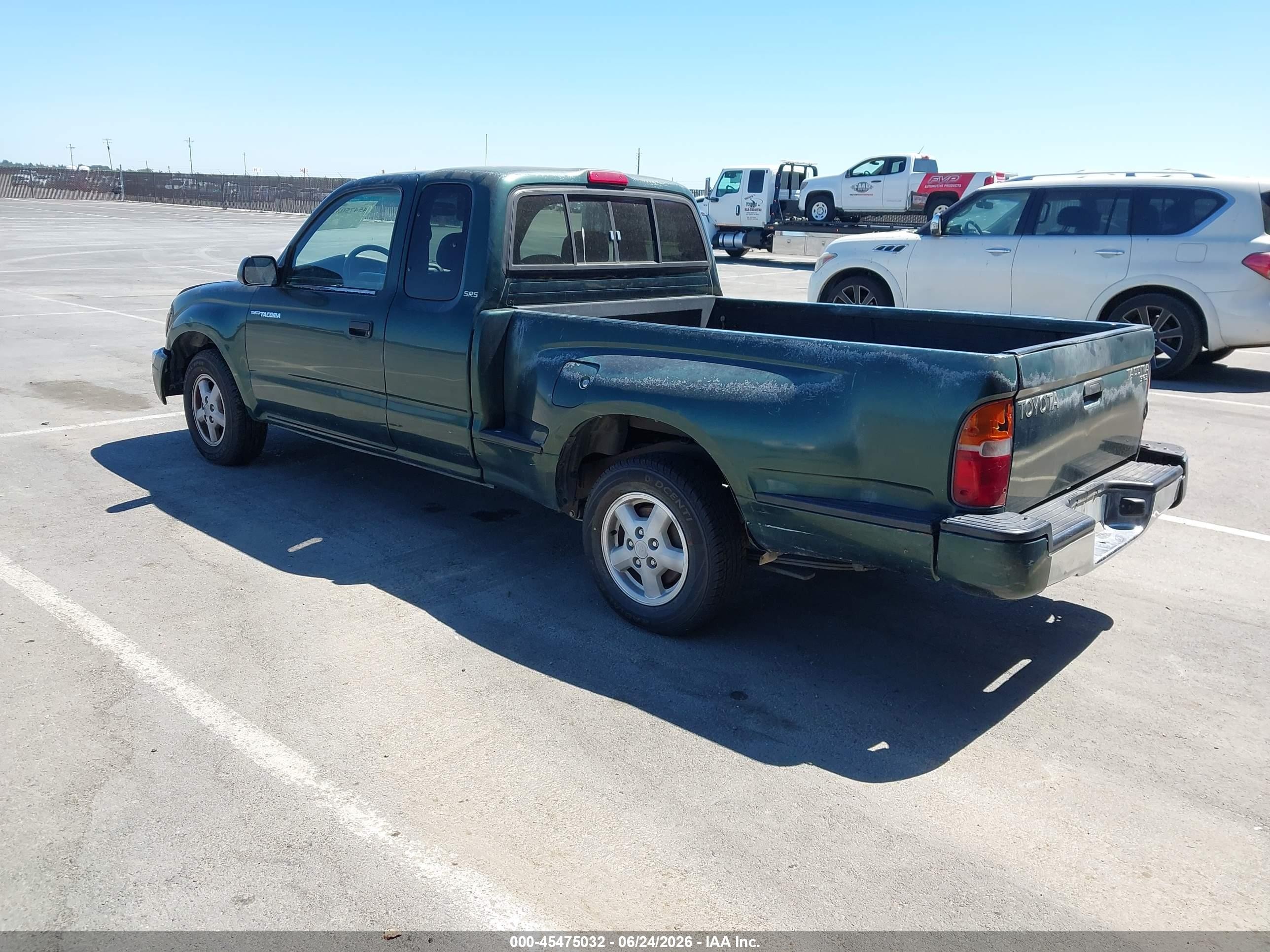 2000 Toyota Tacoma   Green vin: 4TAVL52NXYZ625754