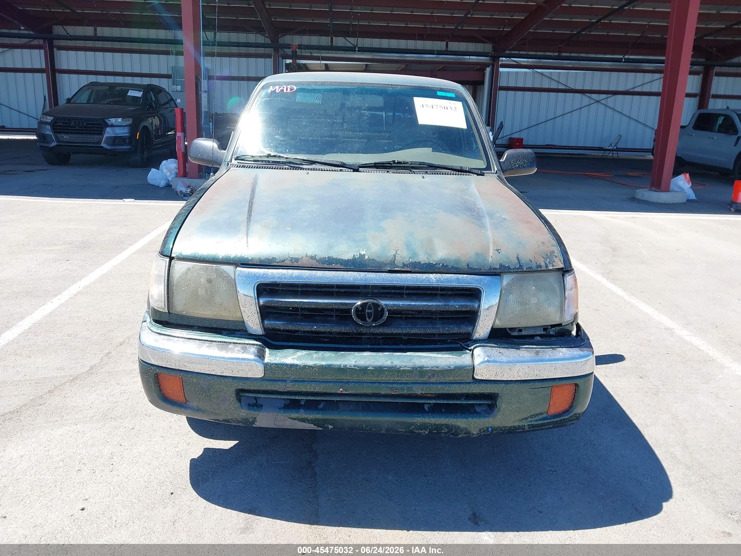 2000 Toyota Tacoma   Green vin: 4TAVL52NXYZ625754