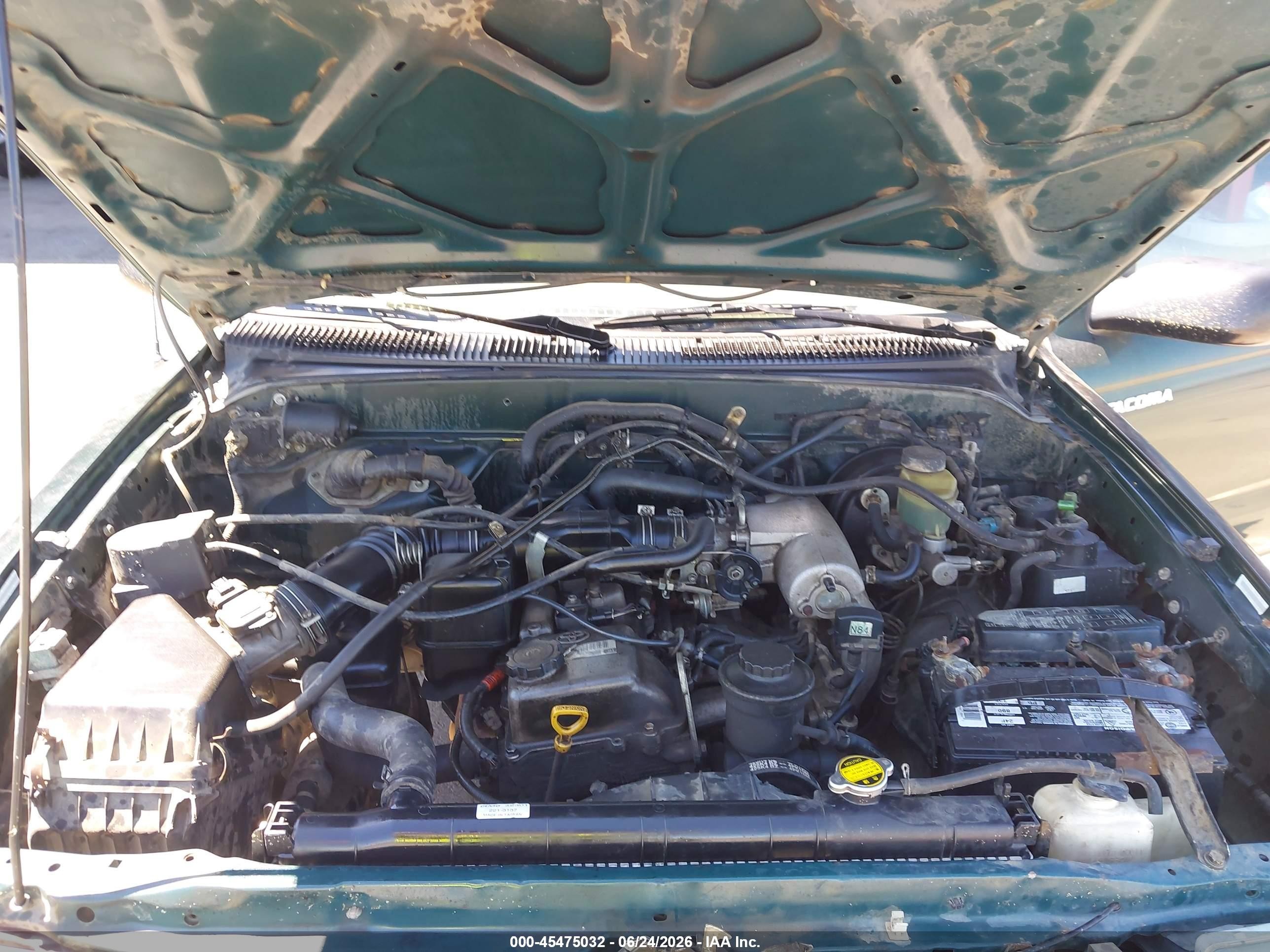 2000 Toyota Tacoma   Green vin: 4TAVL52NXYZ625754