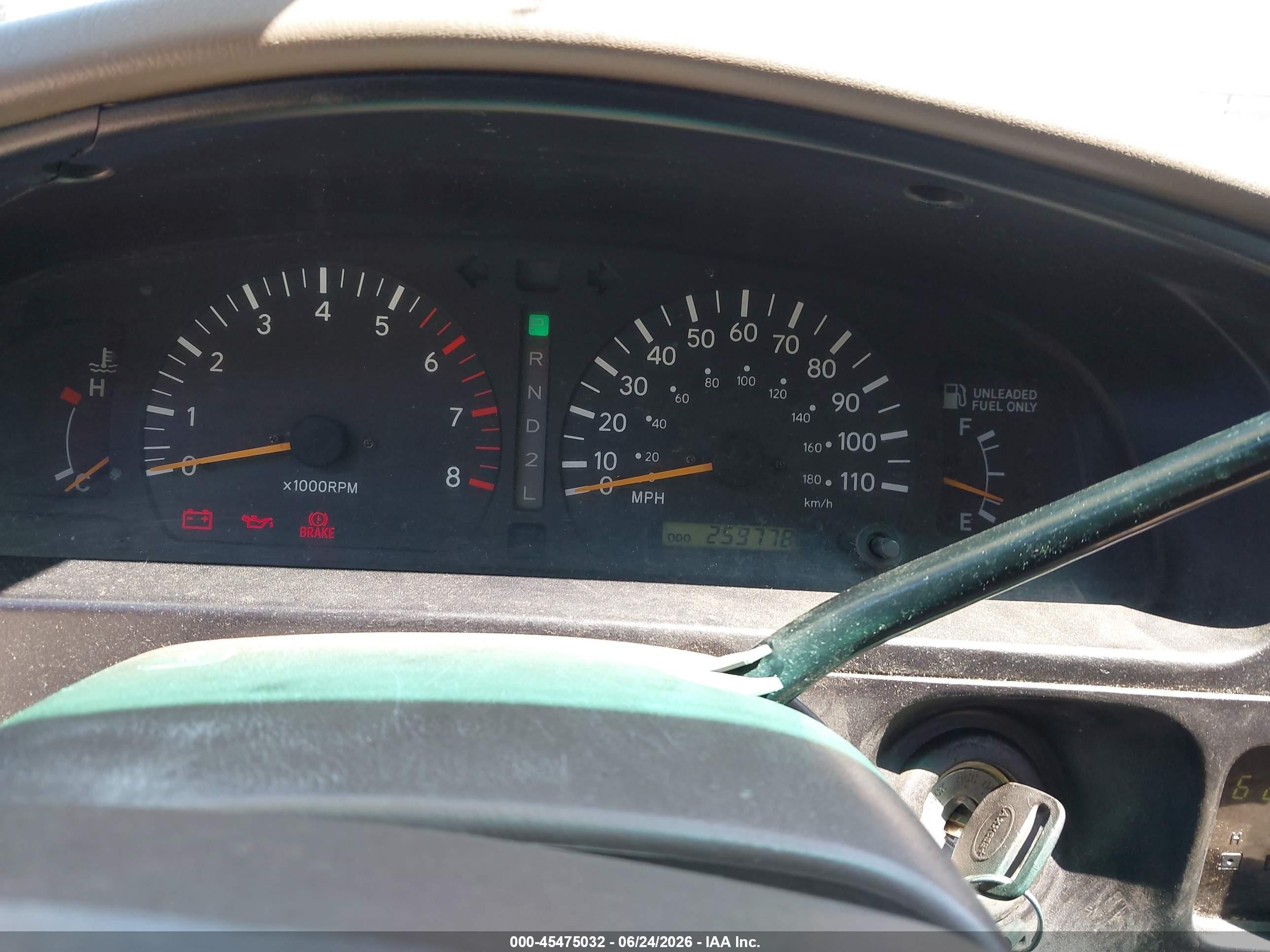 2000 Toyota Tacoma   Green vin: 4TAVL52NXYZ625754