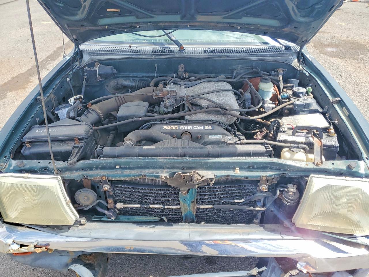 1999 Toyota Tacoma Xtracab Green vin: 4TAVN52N0XZ402311