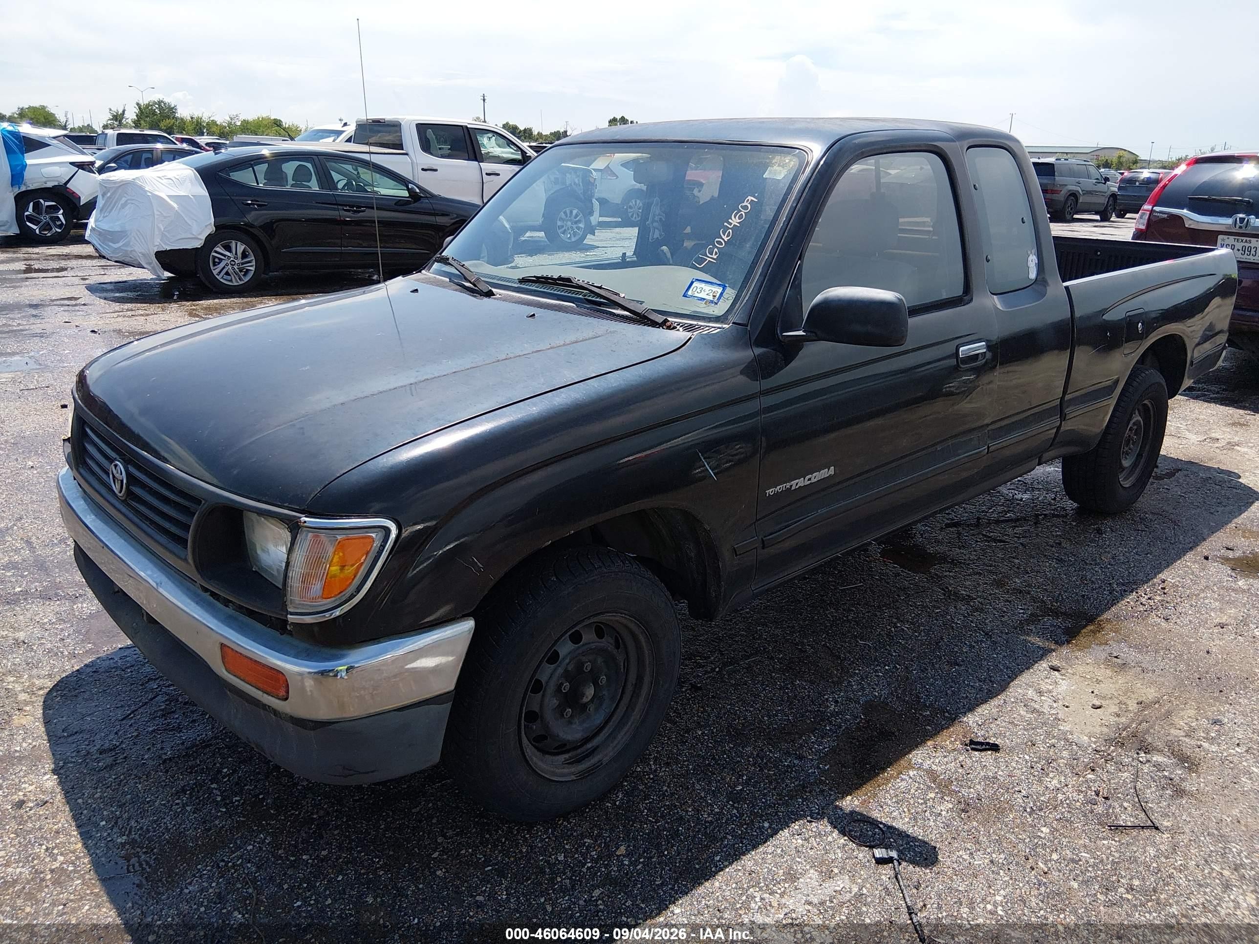 1996 Toyota Tacoma Xtracab Black vin: 4TAVN52N1TZ124190