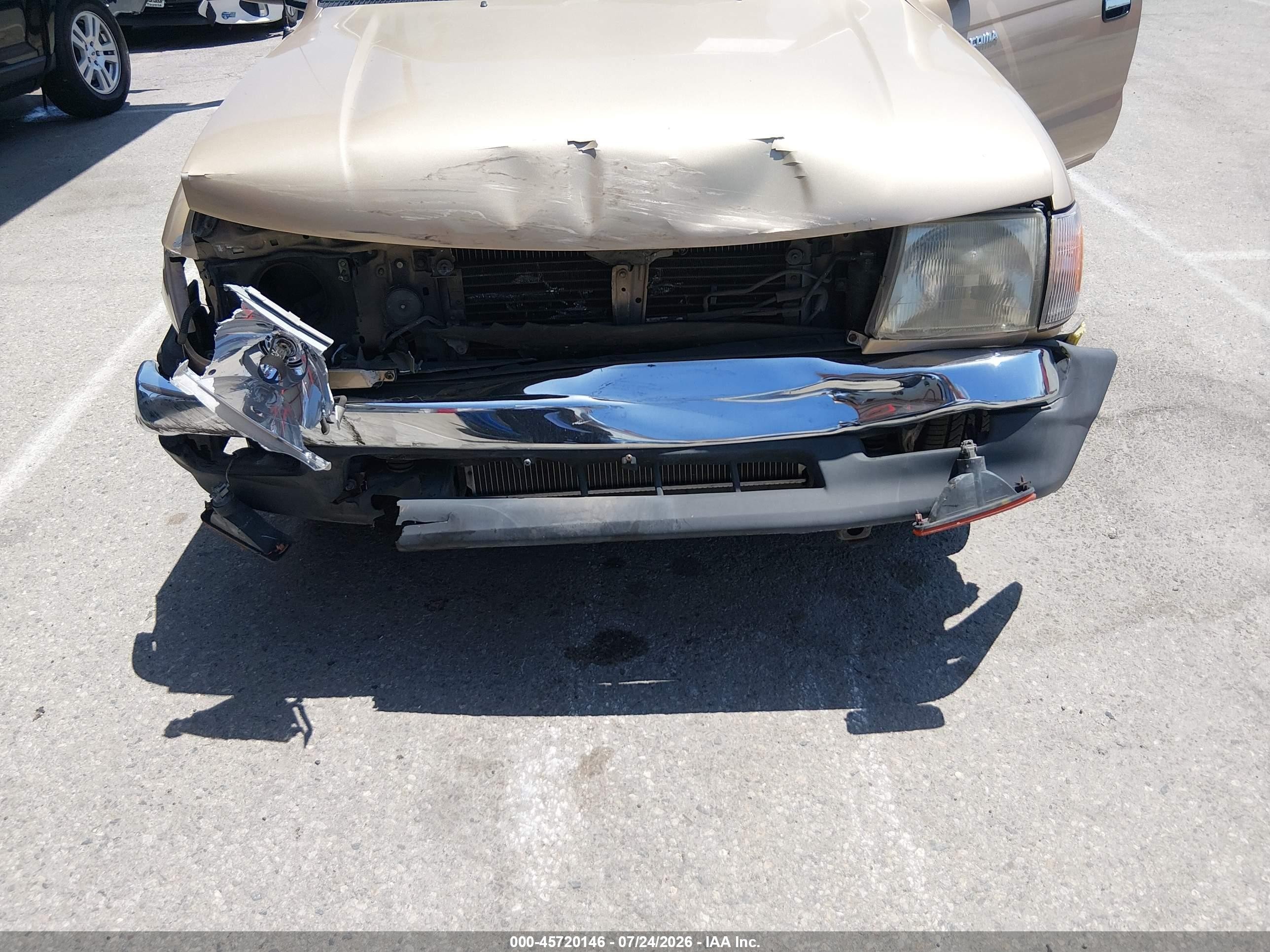 1999 Toyota Tacoma Base V6 Beige vin: 4TAVN52N1XZ440369
