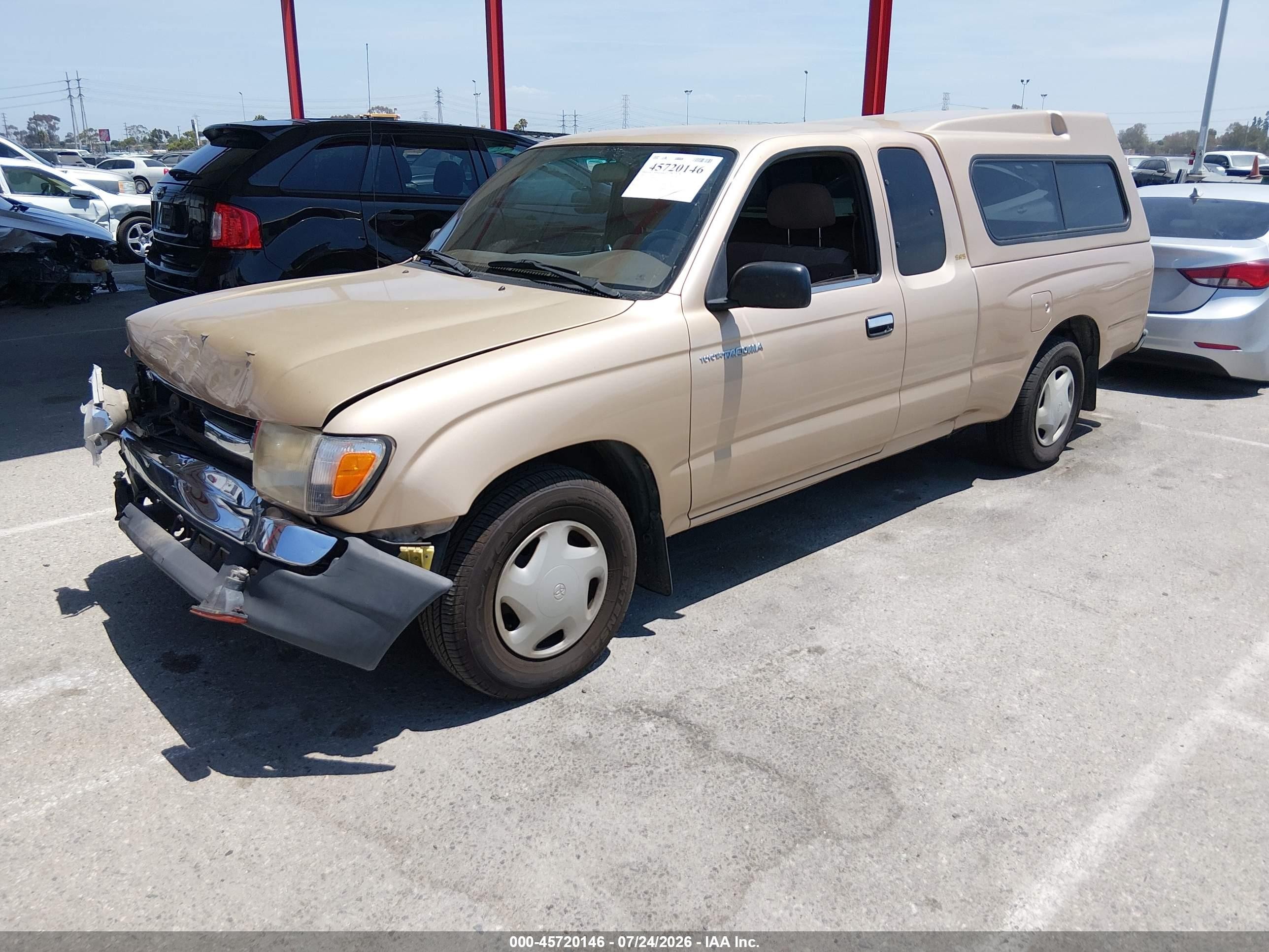 1999 Toyota Tacoma Base V6 Beige vin: 4TAVN52N1XZ440369