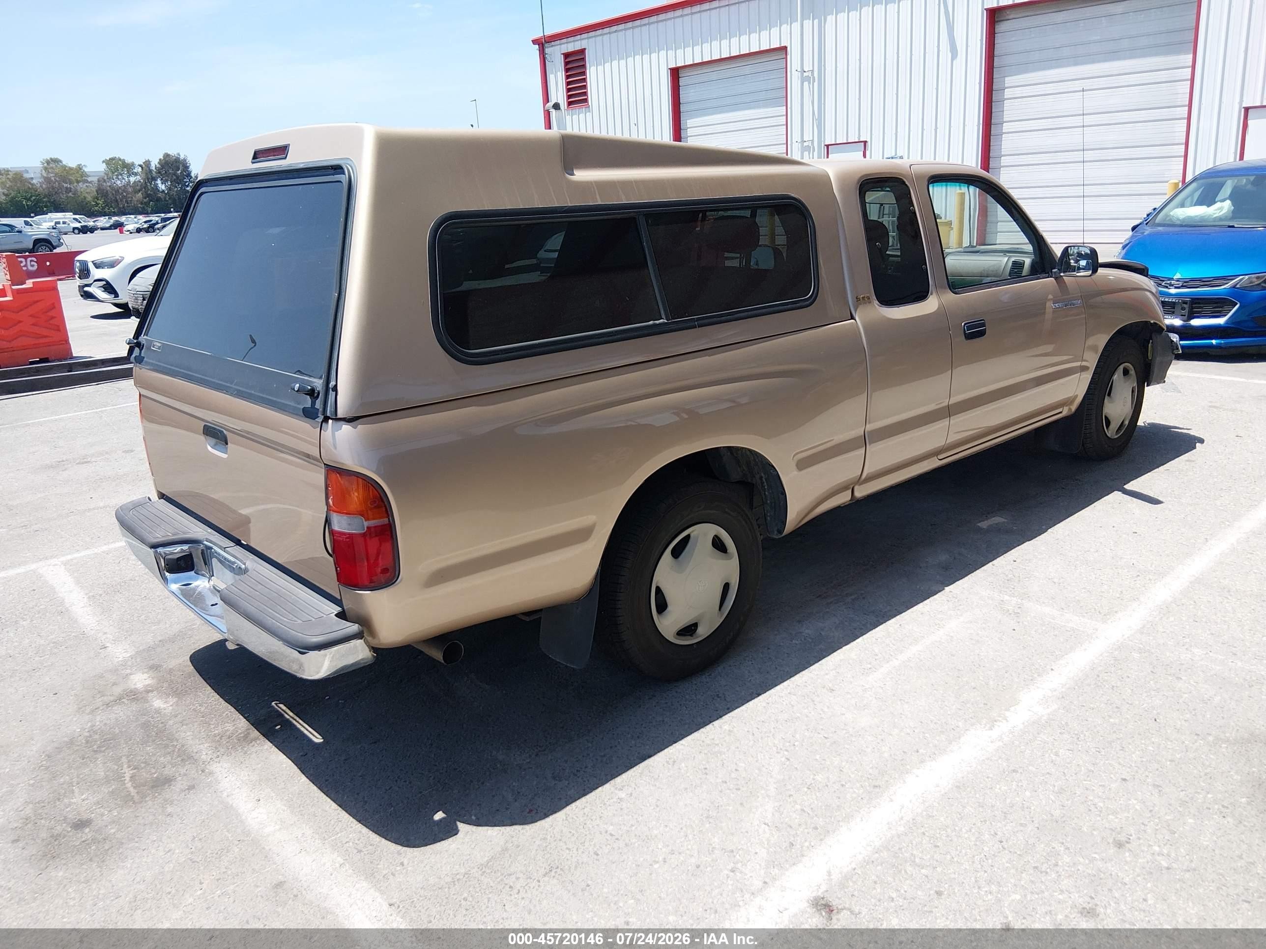1999 Toyota Tacoma Base V6 Beige vin: 4TAVN52N1XZ440369