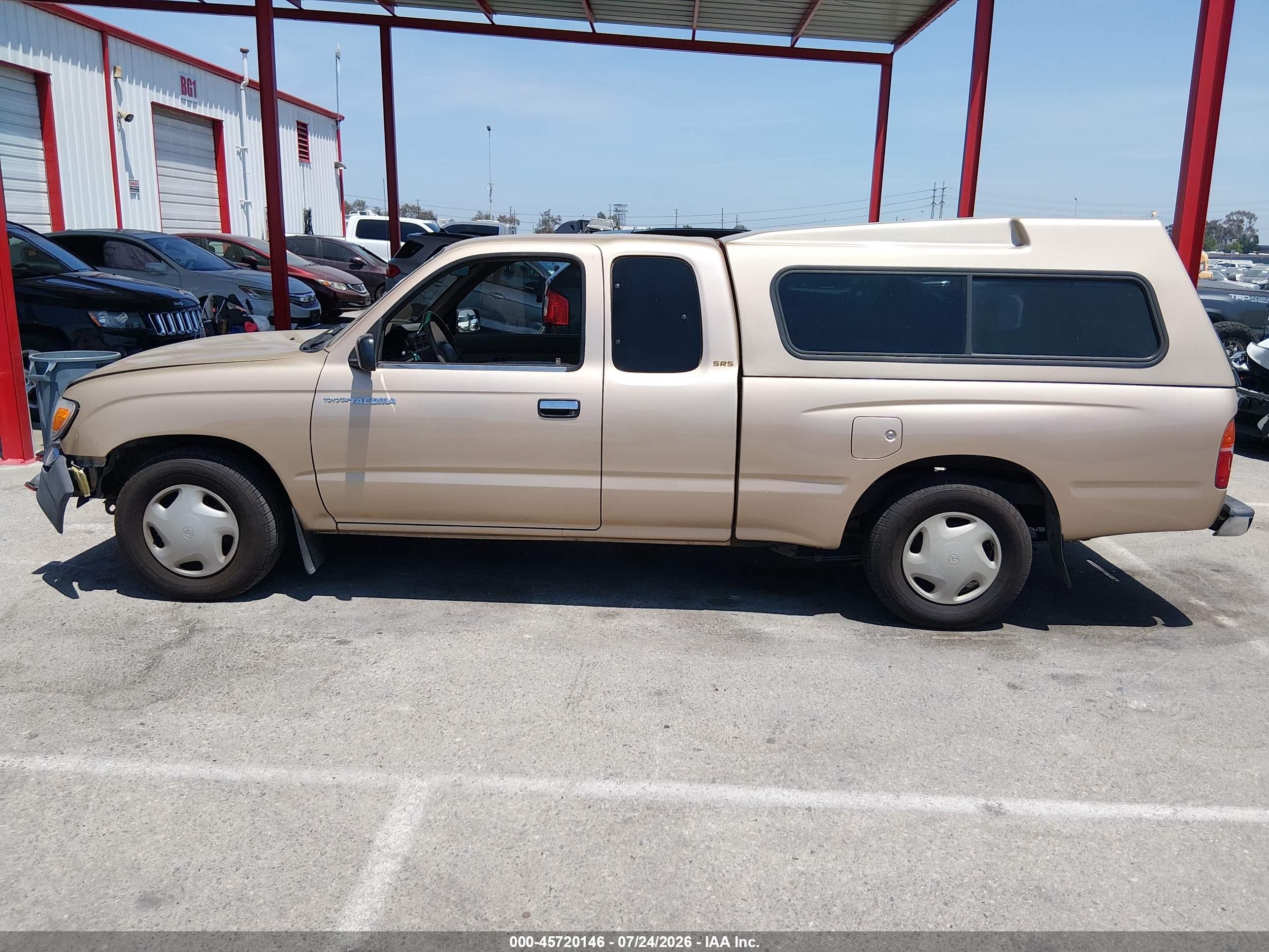 1999 Toyota Tacoma Base V6 Beige vin: 4TAVN52N1XZ440369