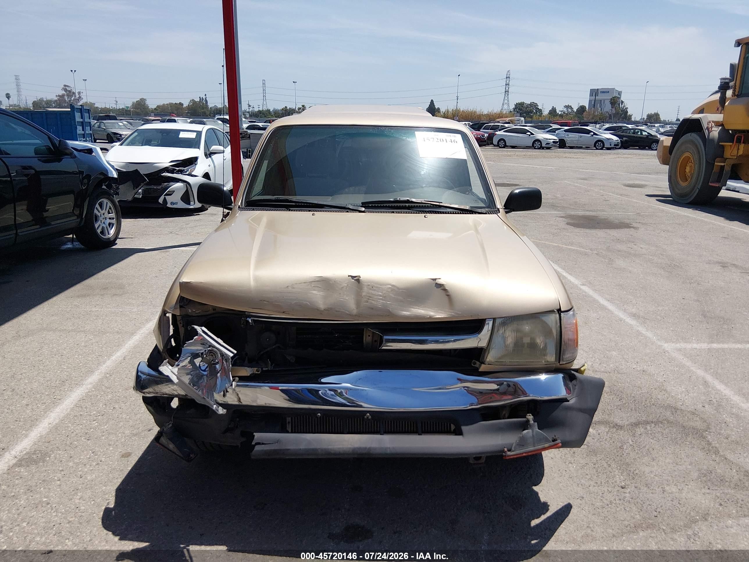 1999 Toyota Tacoma Base V6 Beige vin: 4TAVN52N1XZ440369