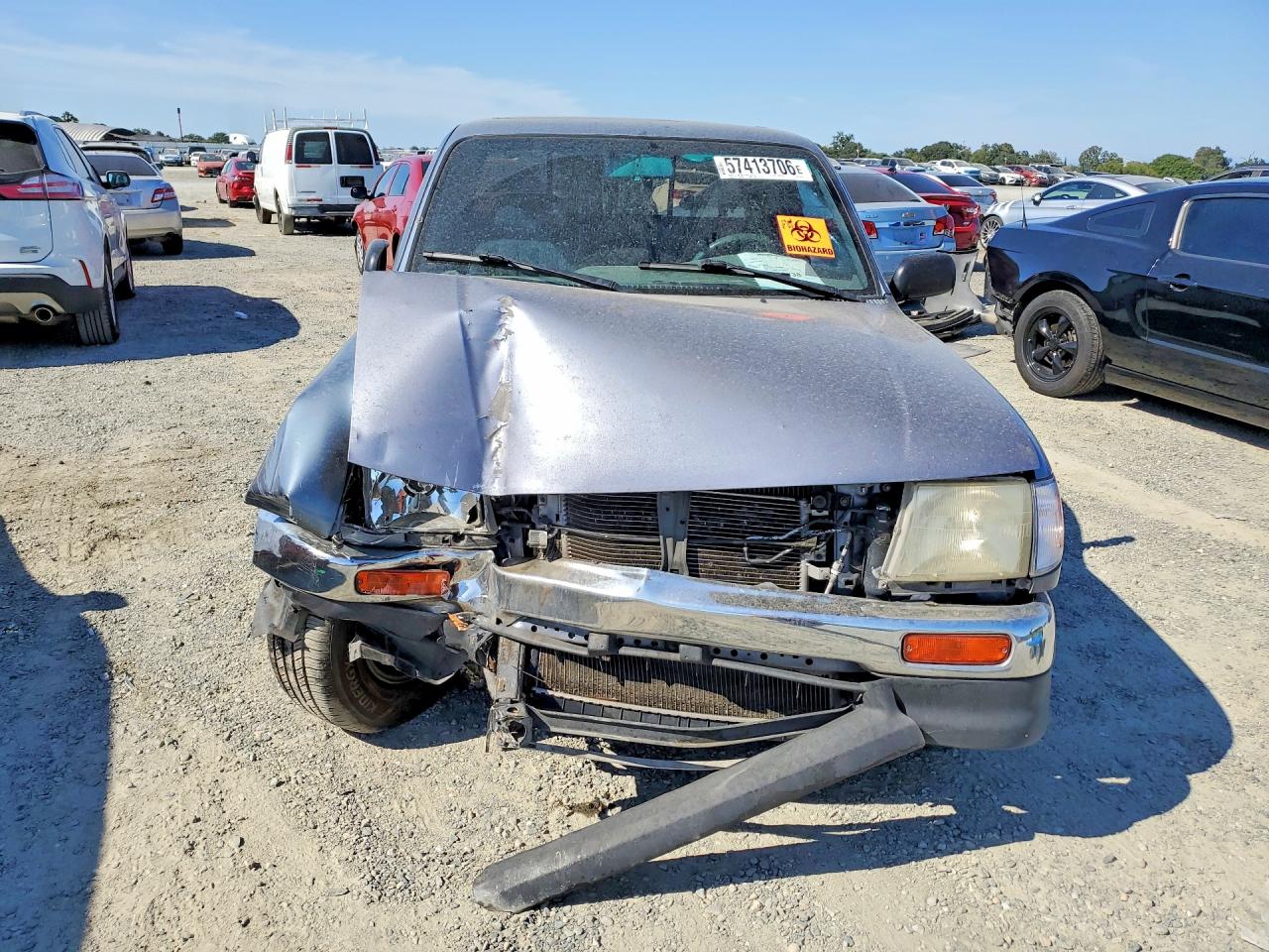 1997 Toyota Tacoma Xtracab Gray vin: 4TAVN52N2VZ241120