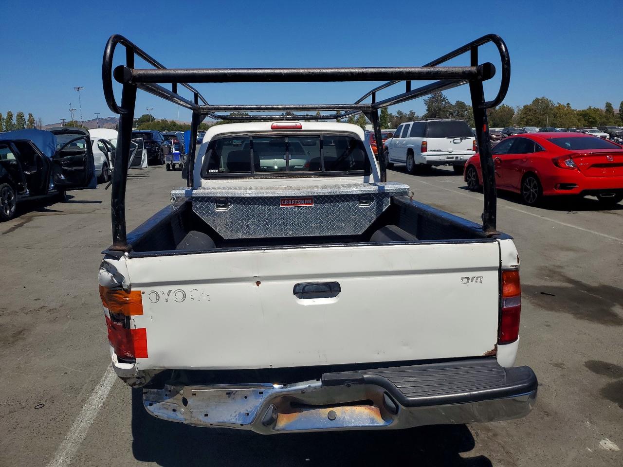1999 Toyota Tacoma V6 White vin: 4TAVN52N2XZ572041