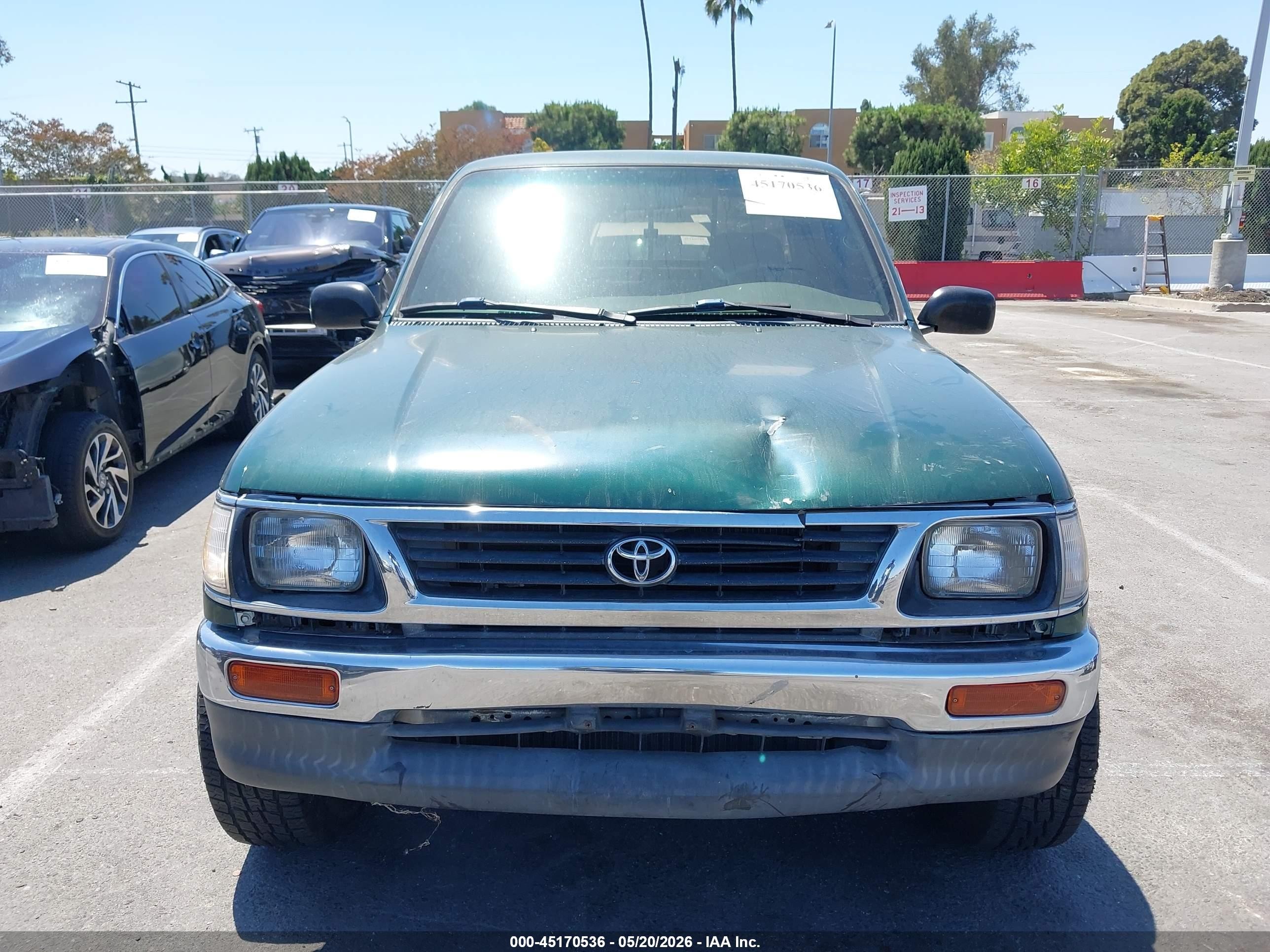 1996 Toyota Tacoma Xtracab Green vin: 4TAVN52N4TZ126290