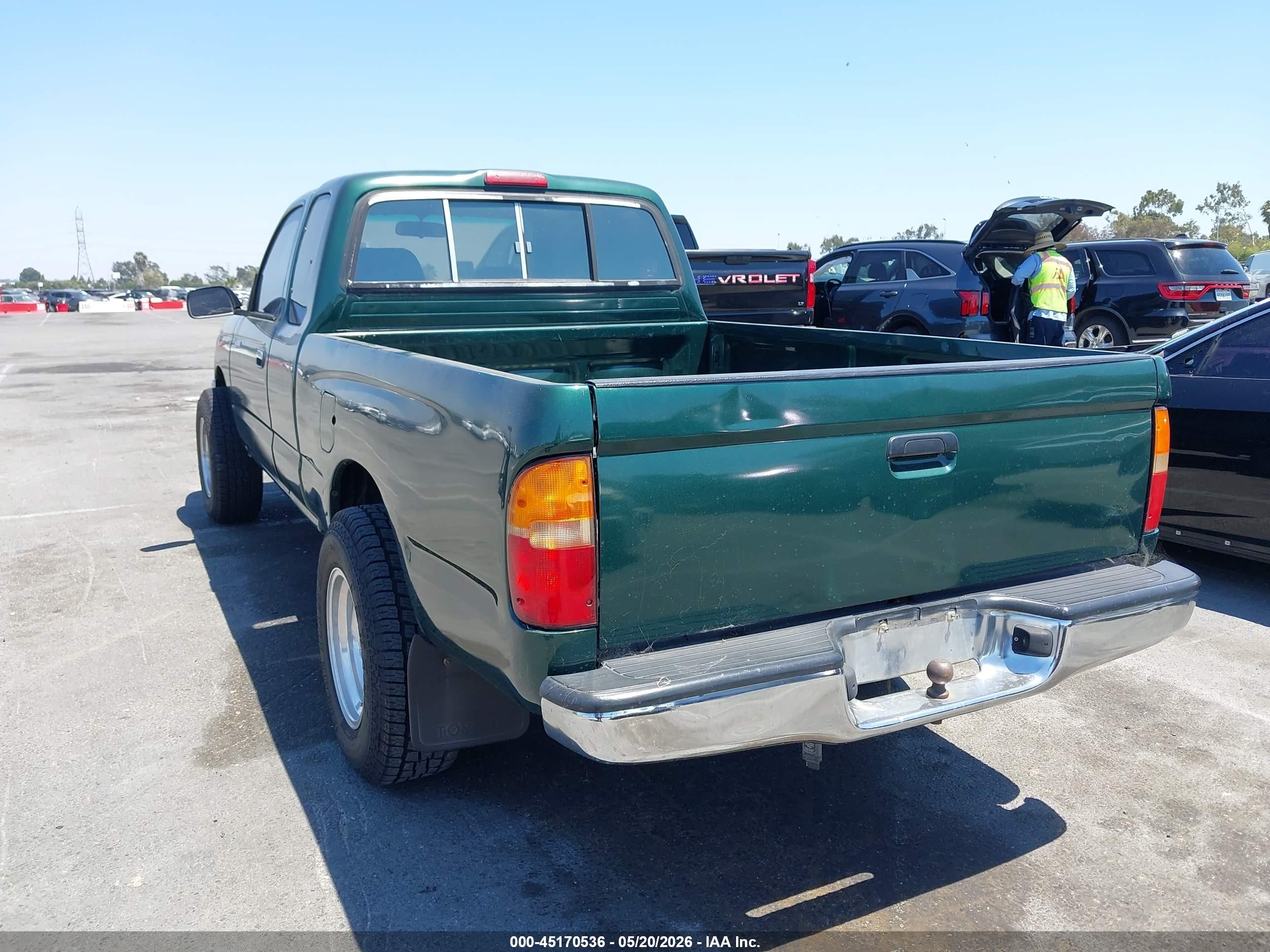 1996 Toyota Tacoma Xtracab Green vin: 4TAVN52N4TZ126290