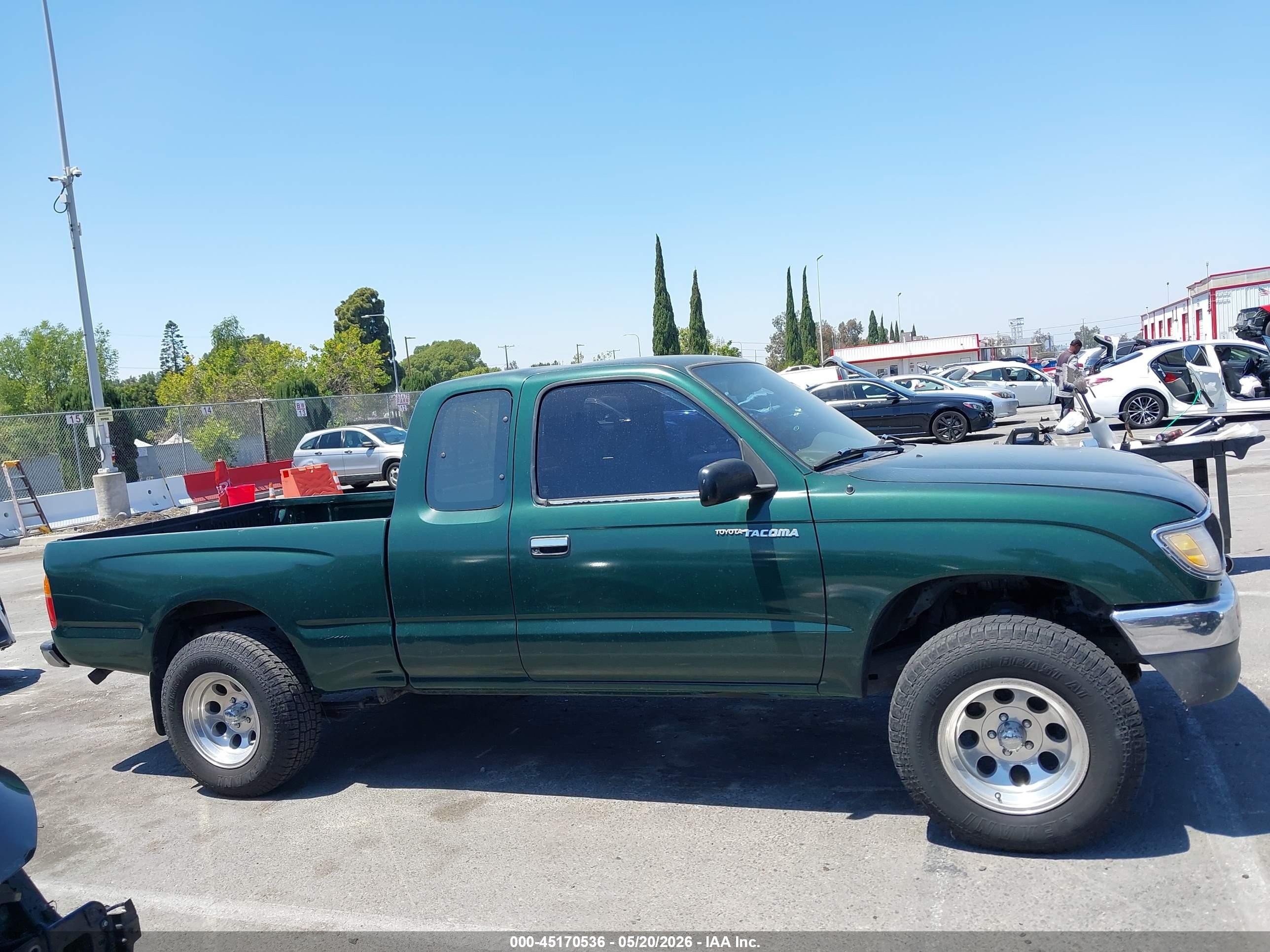 1996 Toyota Tacoma Xtracab Green vin: 4TAVN52N4TZ126290