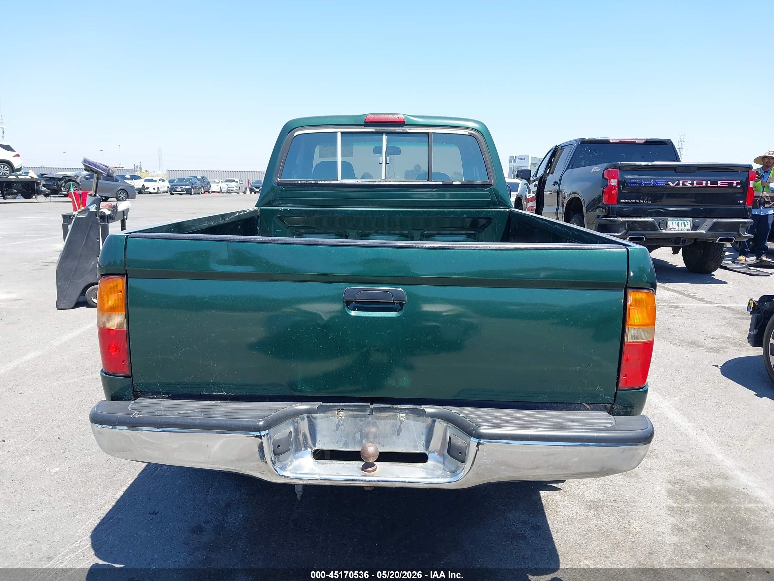 1996 Toyota Tacoma Xtracab Green vin: 4TAVN52N4TZ126290