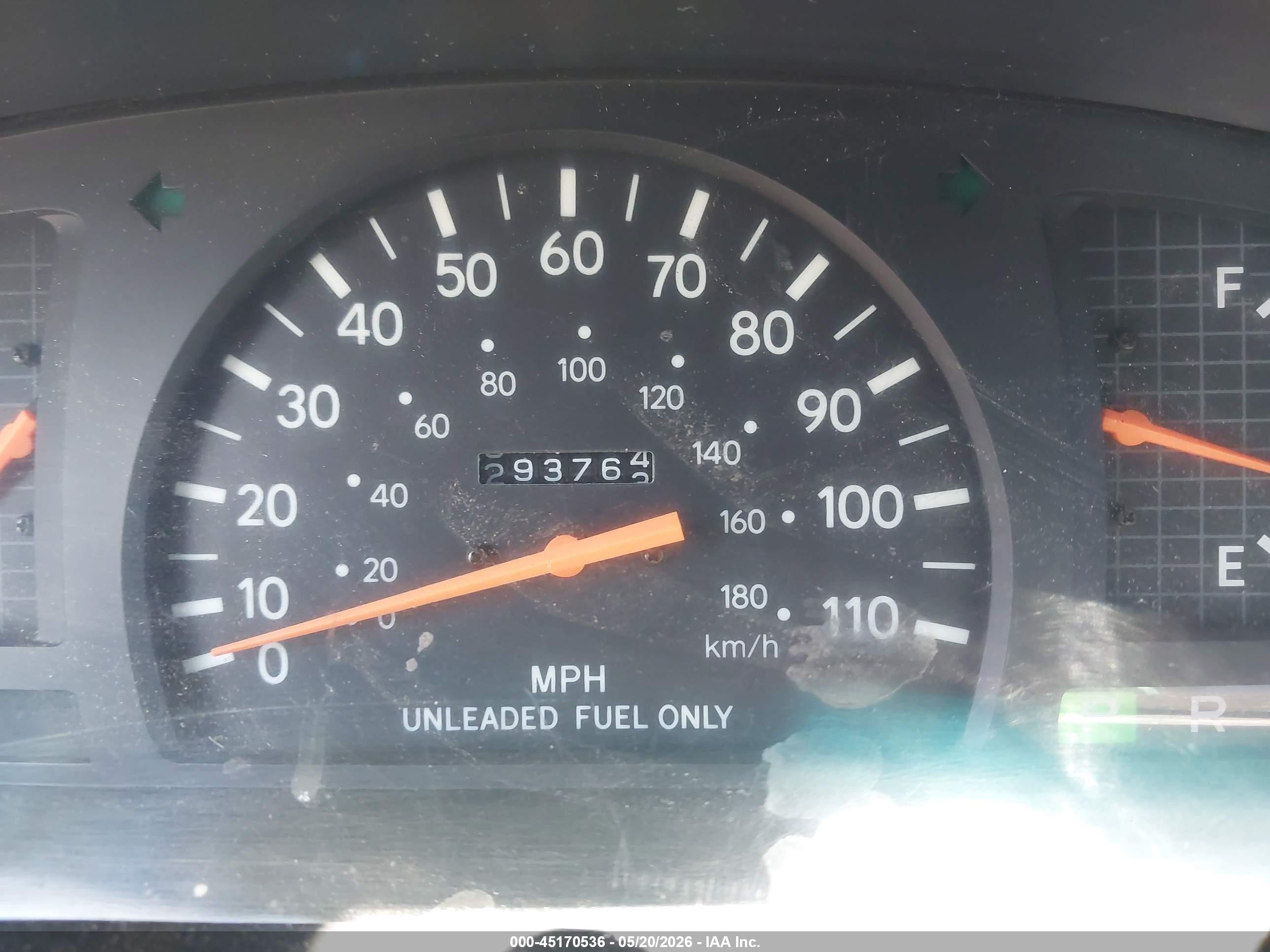 1996 Toyota Tacoma Xtracab Green vin: 4TAVN52N4TZ126290