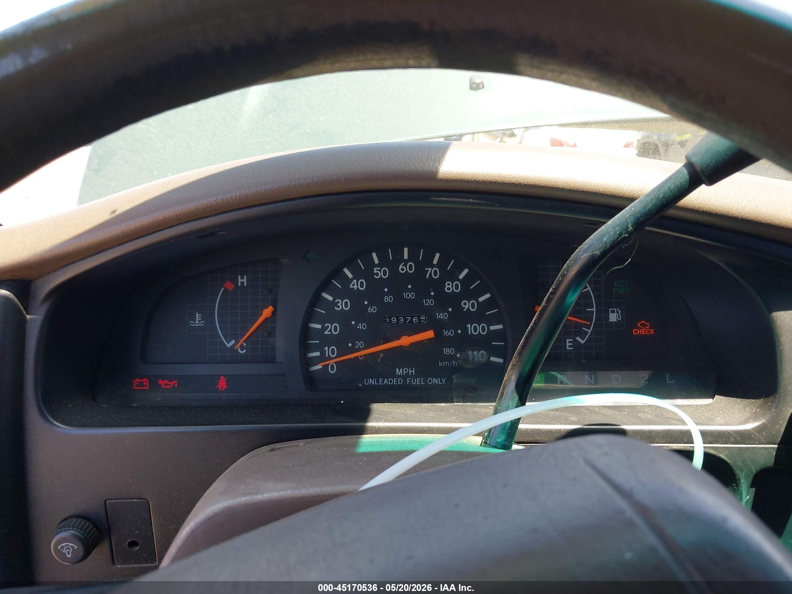 1996 Toyota Tacoma Xtracab Green vin: 4TAVN52N4TZ126290
