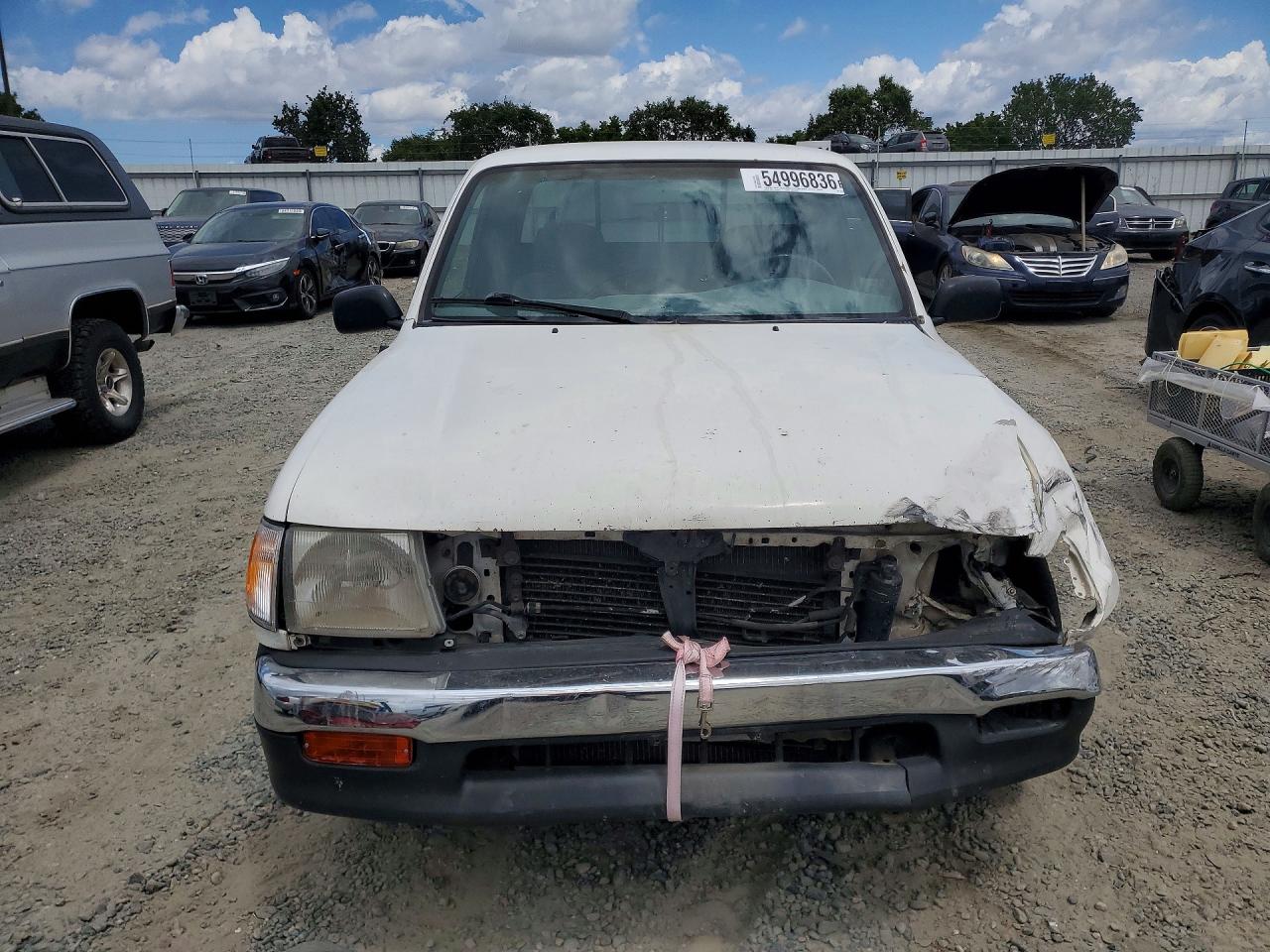 1999 Toyota Tacoma Xtracab White vin: 4TAVN52N5XZ455425