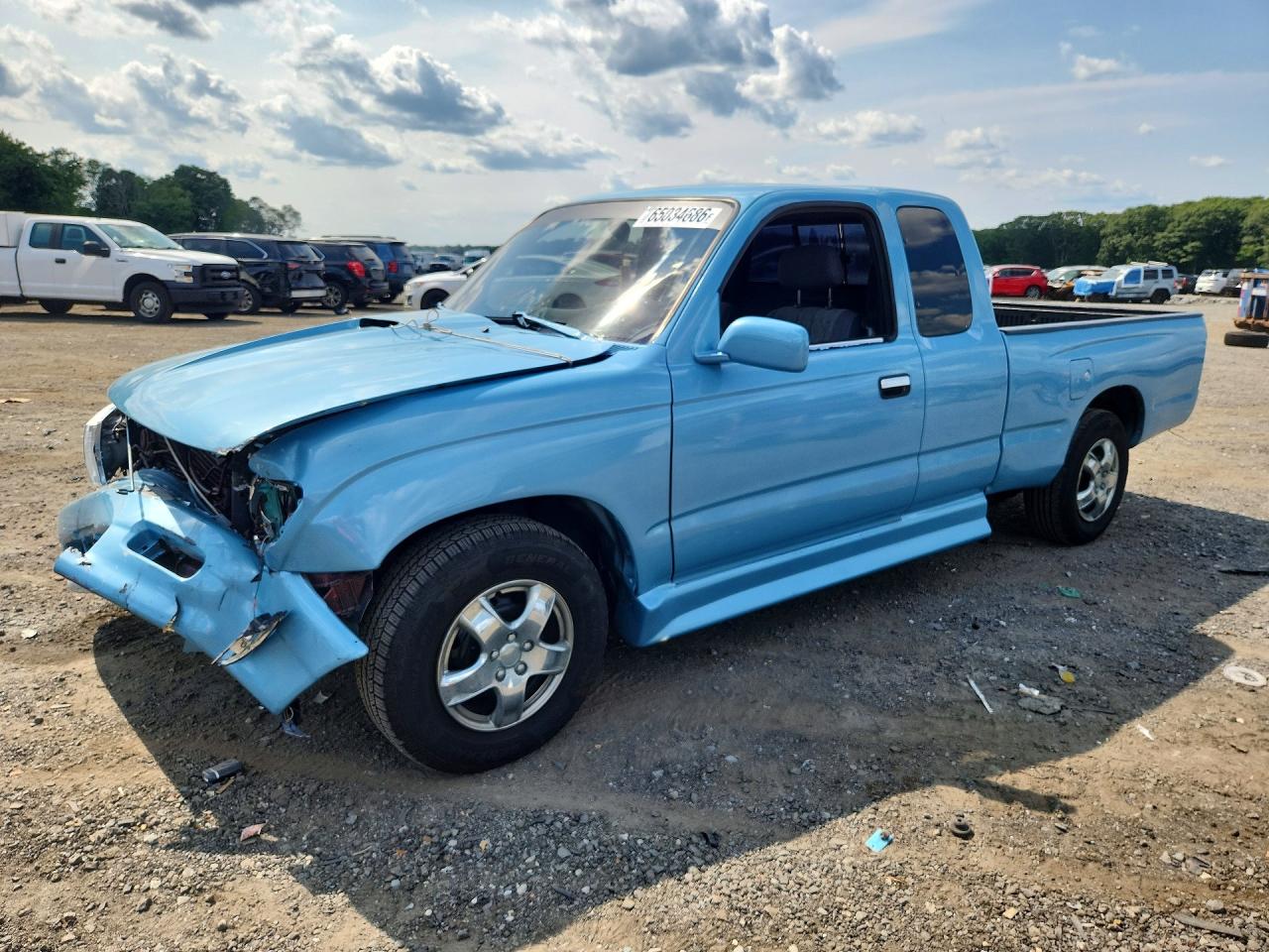 1999 Toyota Tacoma V6 Blue vin: 4TAVN52N6XZ458740