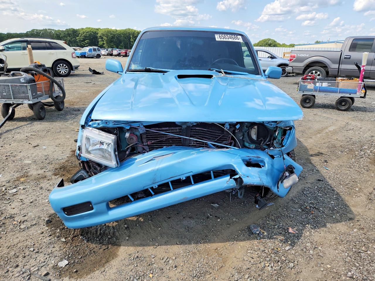 1999 Toyota Tacoma V6 Blue vin: 4TAVN52N6XZ458740