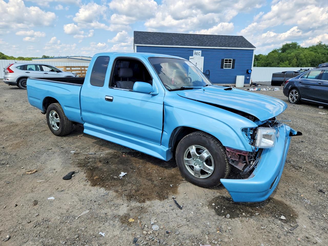 1999 Toyota Tacoma V6 Blue vin: 4TAVN52N6XZ458740