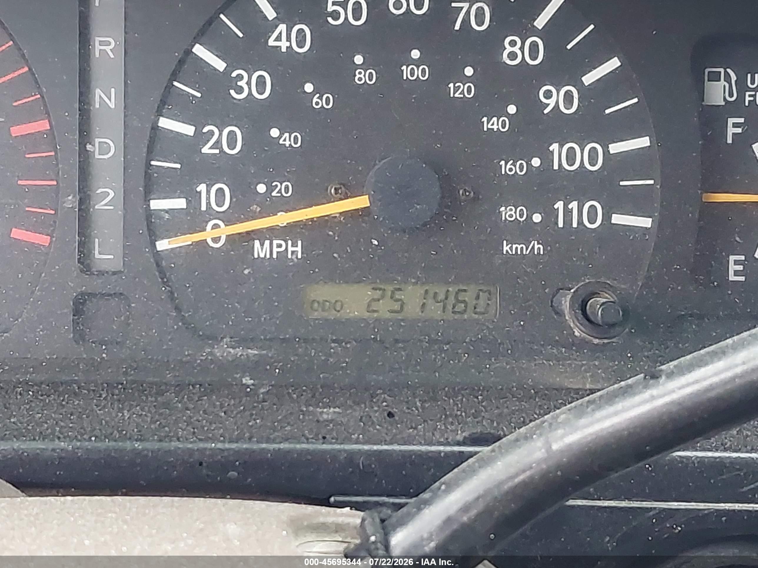 2000 Toyota Tacoma Base V6 Black vin: 4TAVN52N7YZ656423