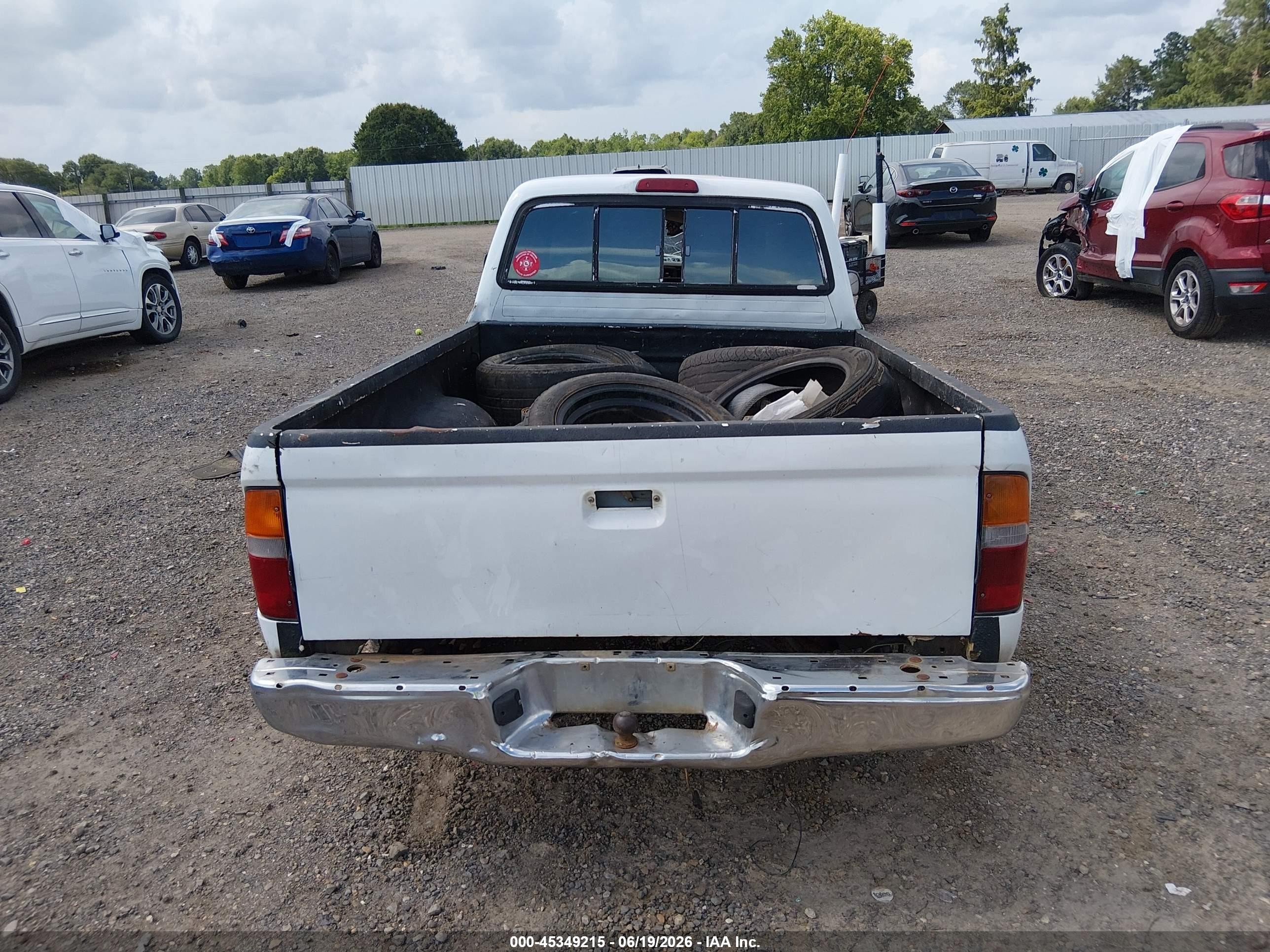 1996 Toyota Tacoma Xtracab White vin: 4TAVN52N9TZ130349