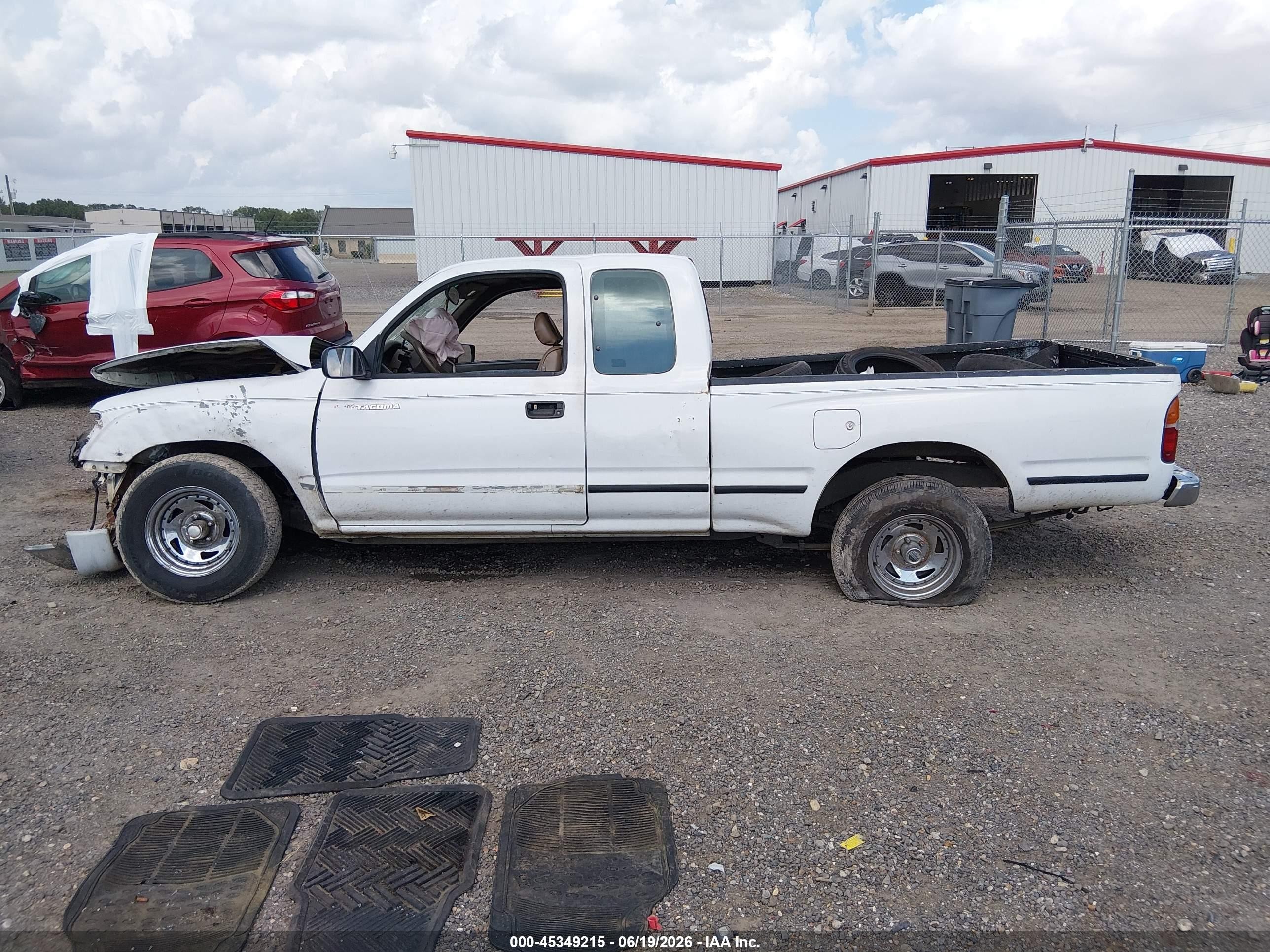 1996 Toyota Tacoma Xtracab White vin: 4TAVN52N9TZ130349