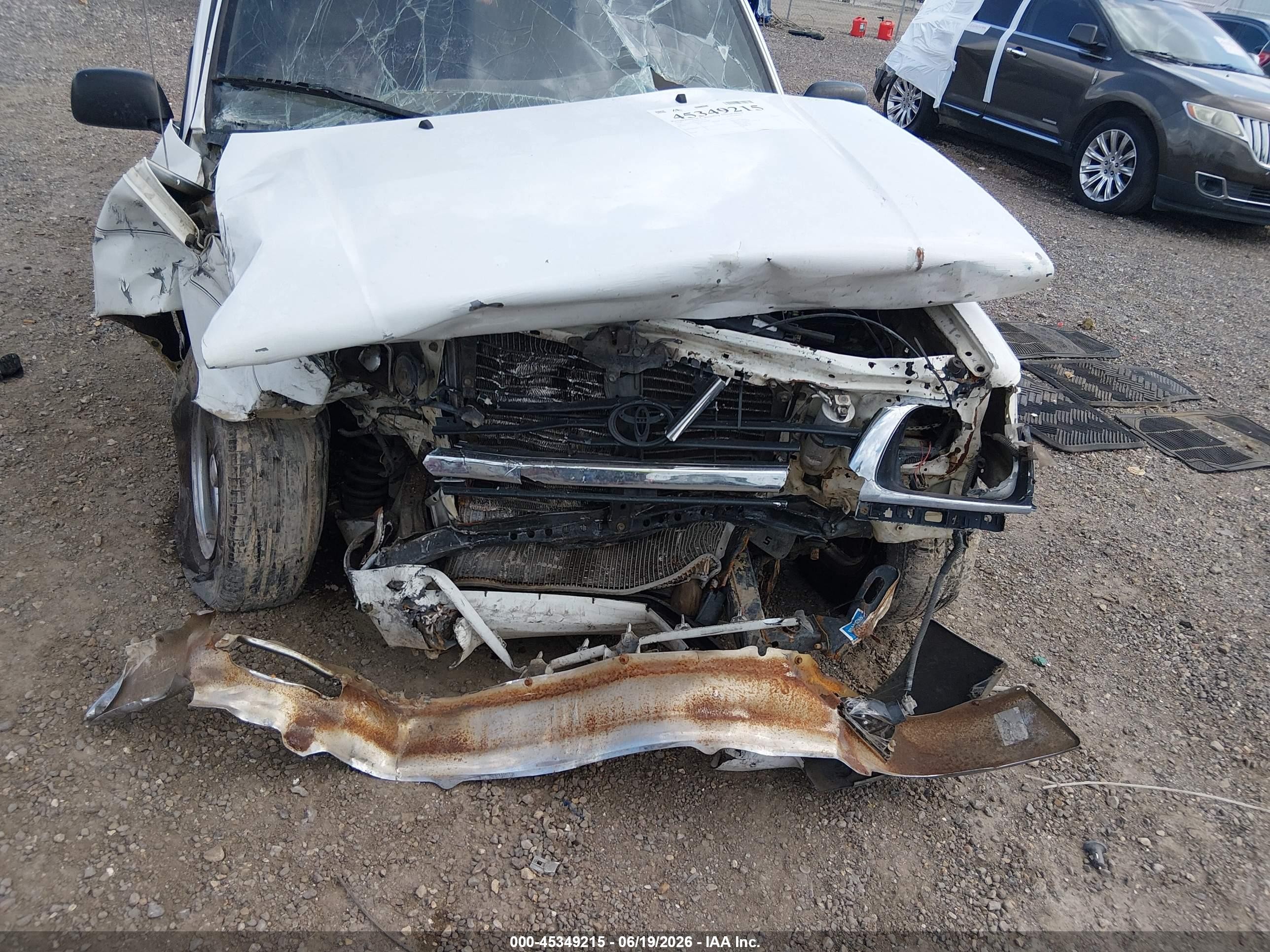 1996 Toyota Tacoma Xtracab White vin: 4TAVN52N9TZ130349