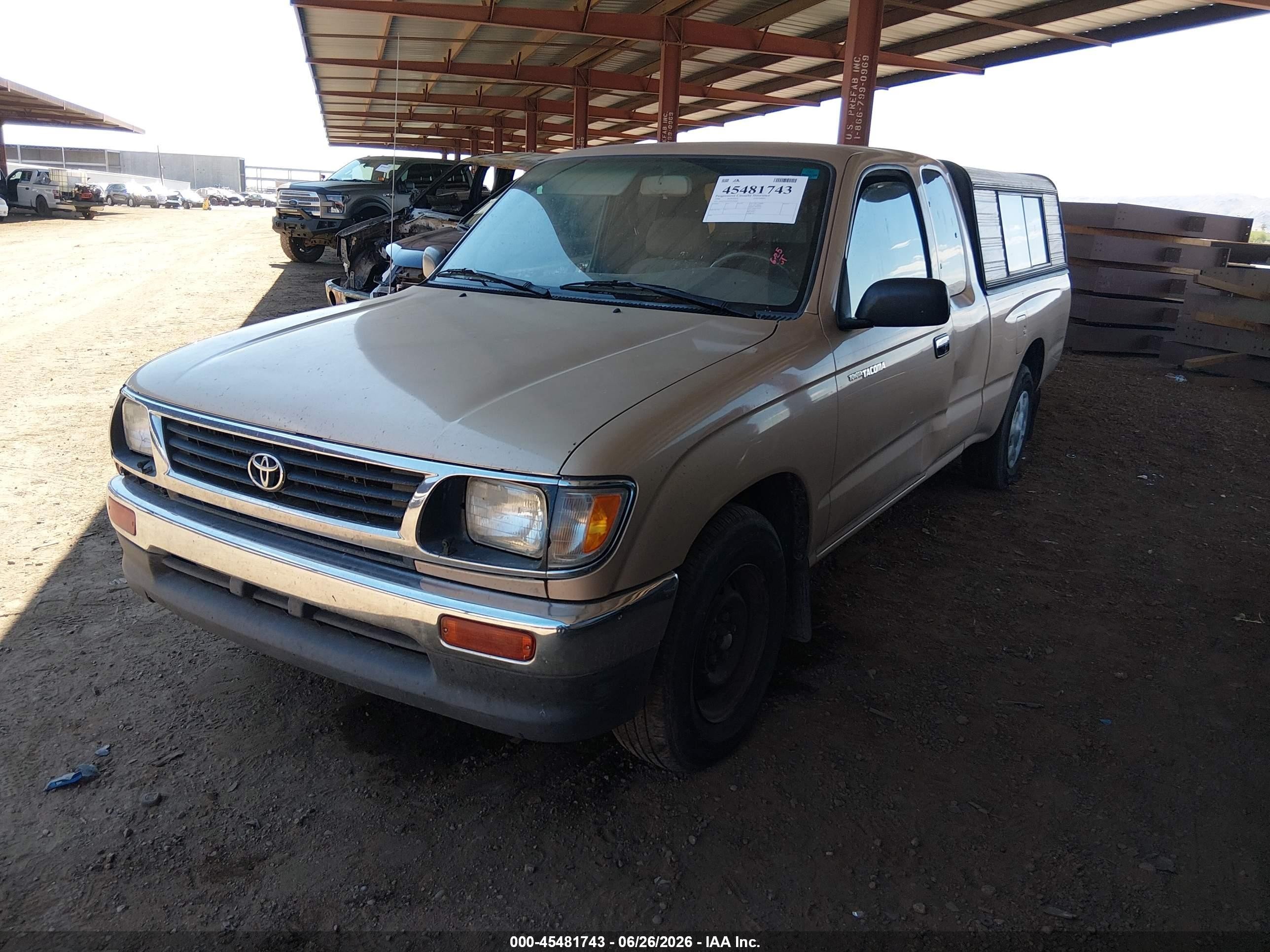 1996 Toyota Tacoma Xtracab Gold vin: 4TAVN52N9TZ220102